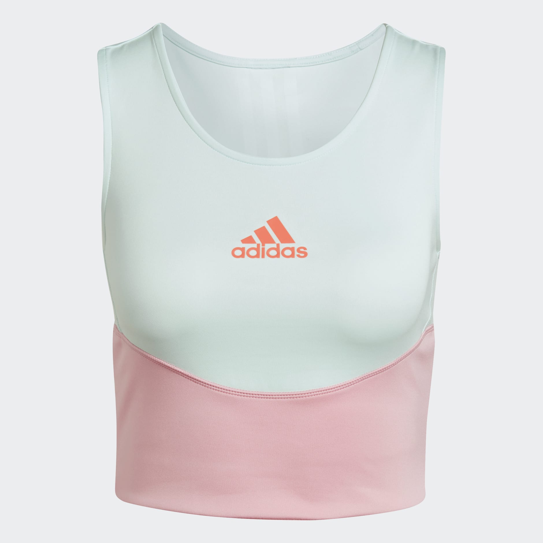Designed to Move Colorblock 3-Stripes Crop Top
