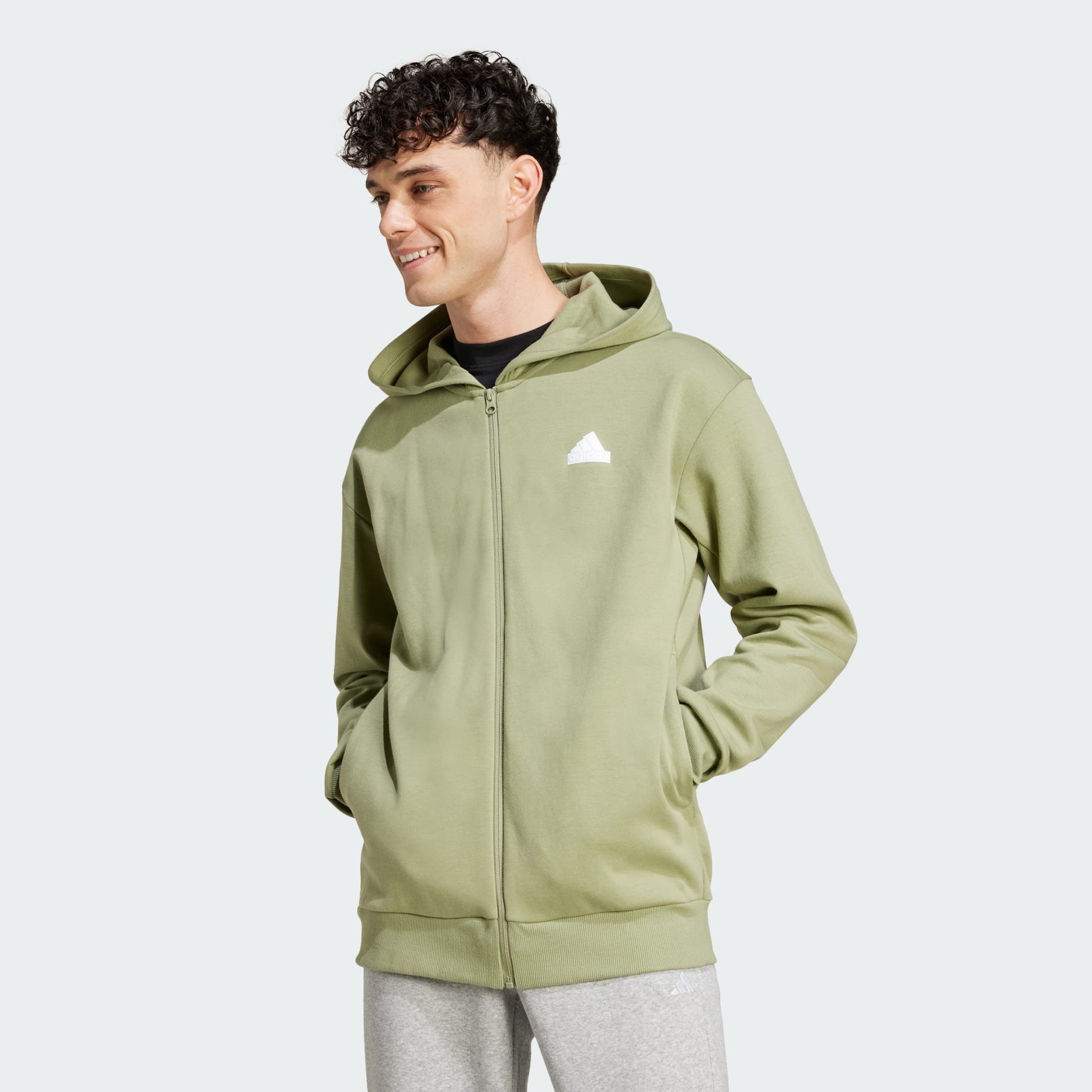 Future Icons Badge of Sport Full Zip Hoodie