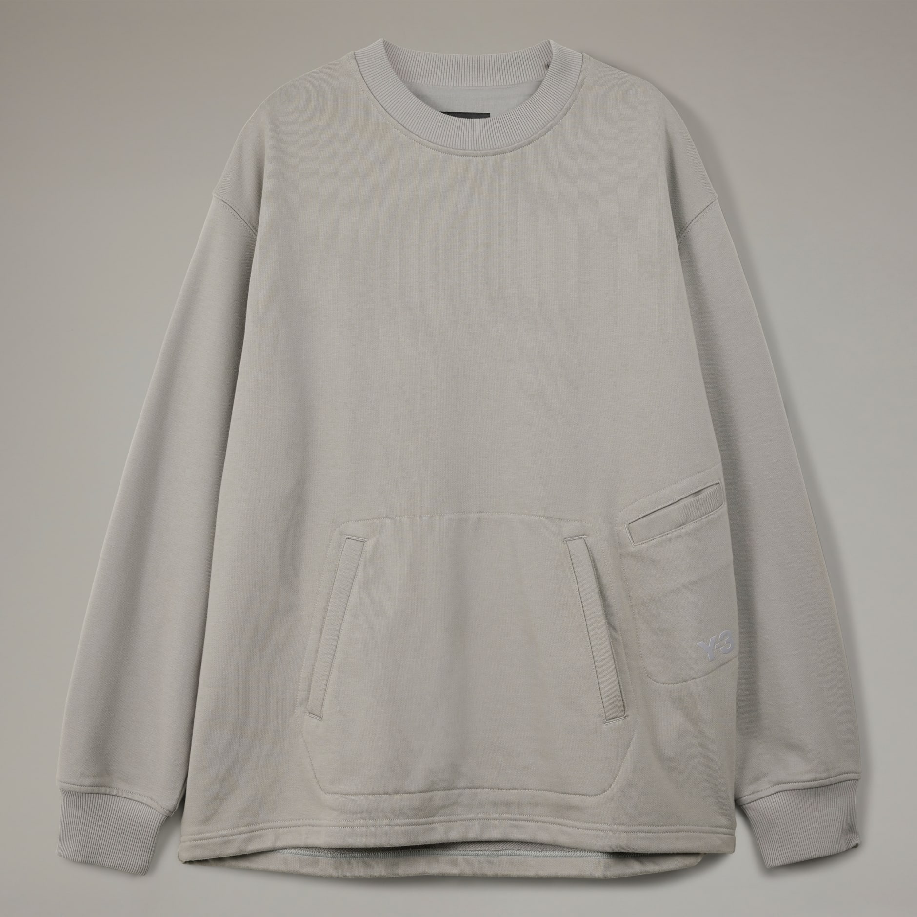 All products - Y-3 Logo Crew Sweater - Grey | adidas South Africa