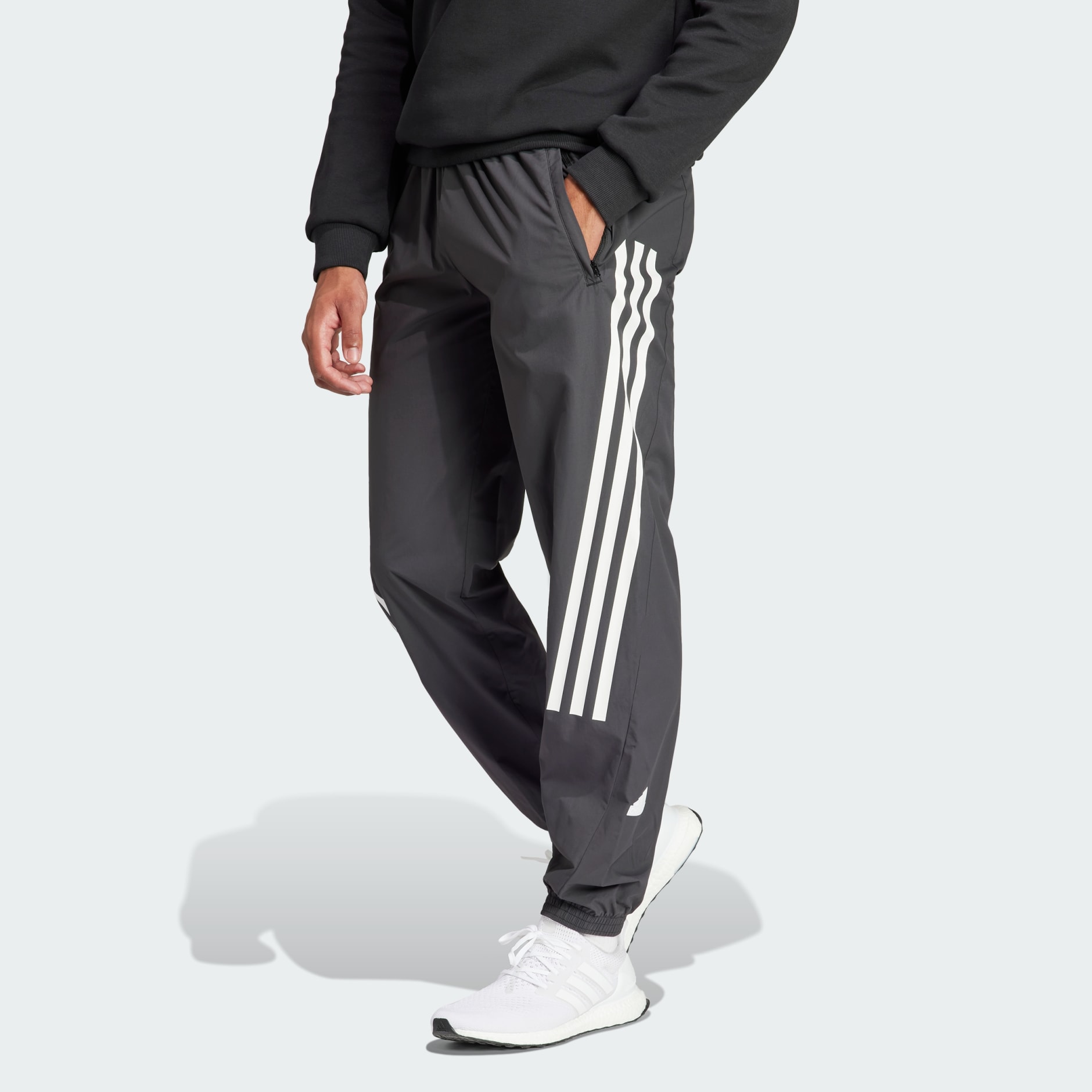 adidas Future Icons 3-Stripes Woven Pants - Black