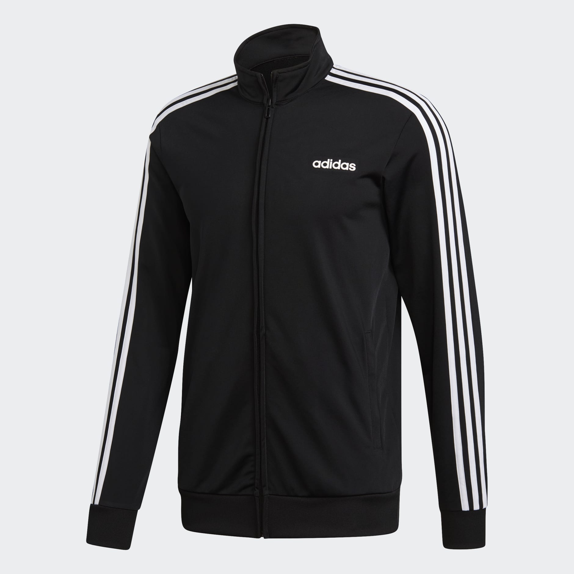 Essentials 3-Stripes Tricot Track Jacket Black adidas Hong Kong