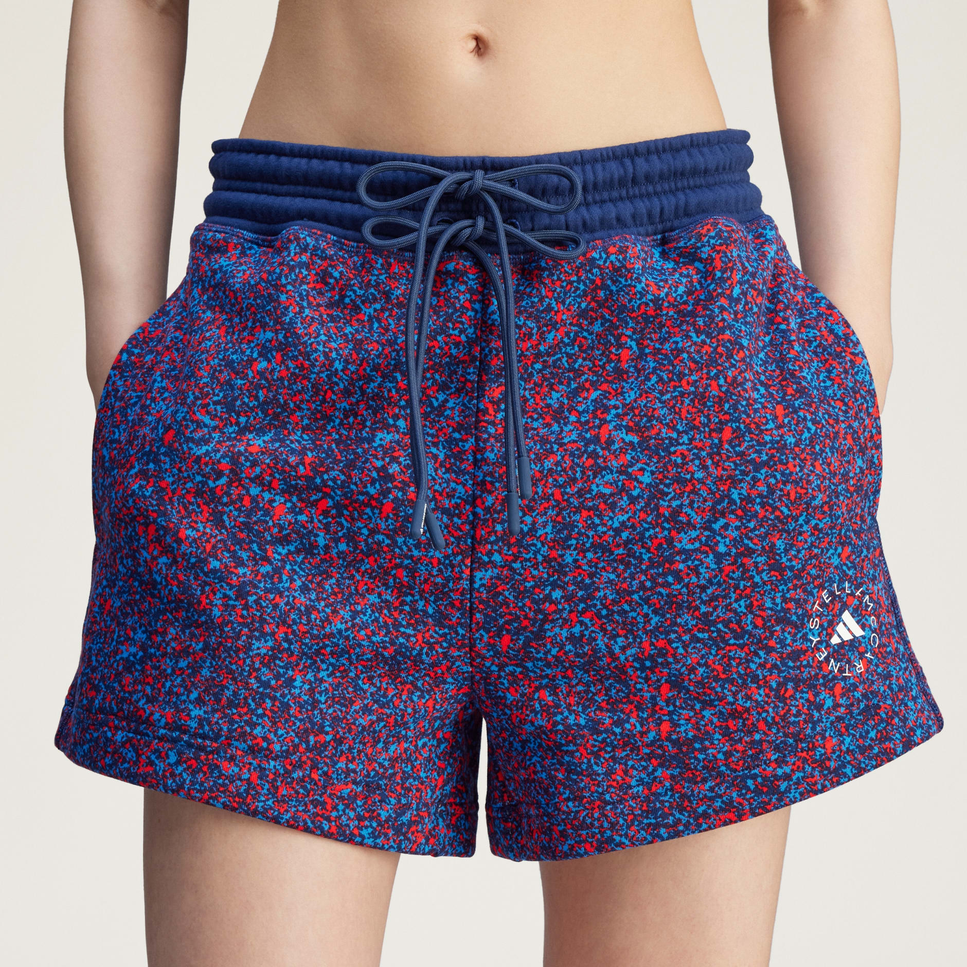 CLOTHING - adidas by Stella McCartney Printed Terry Shorts