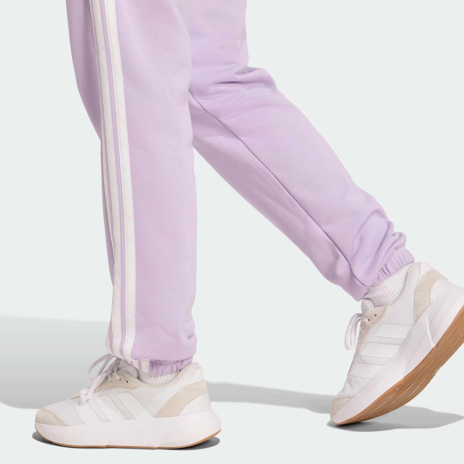 Essentials 3-Stripes French Terry Cuffed Pants