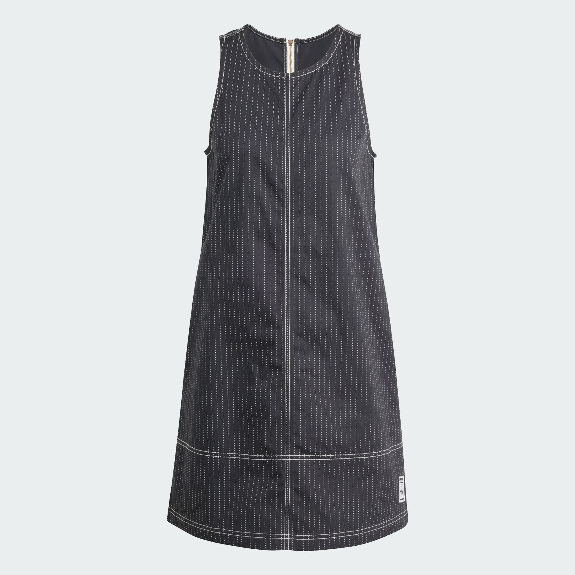 Allover Print Midi Dungaree Dress