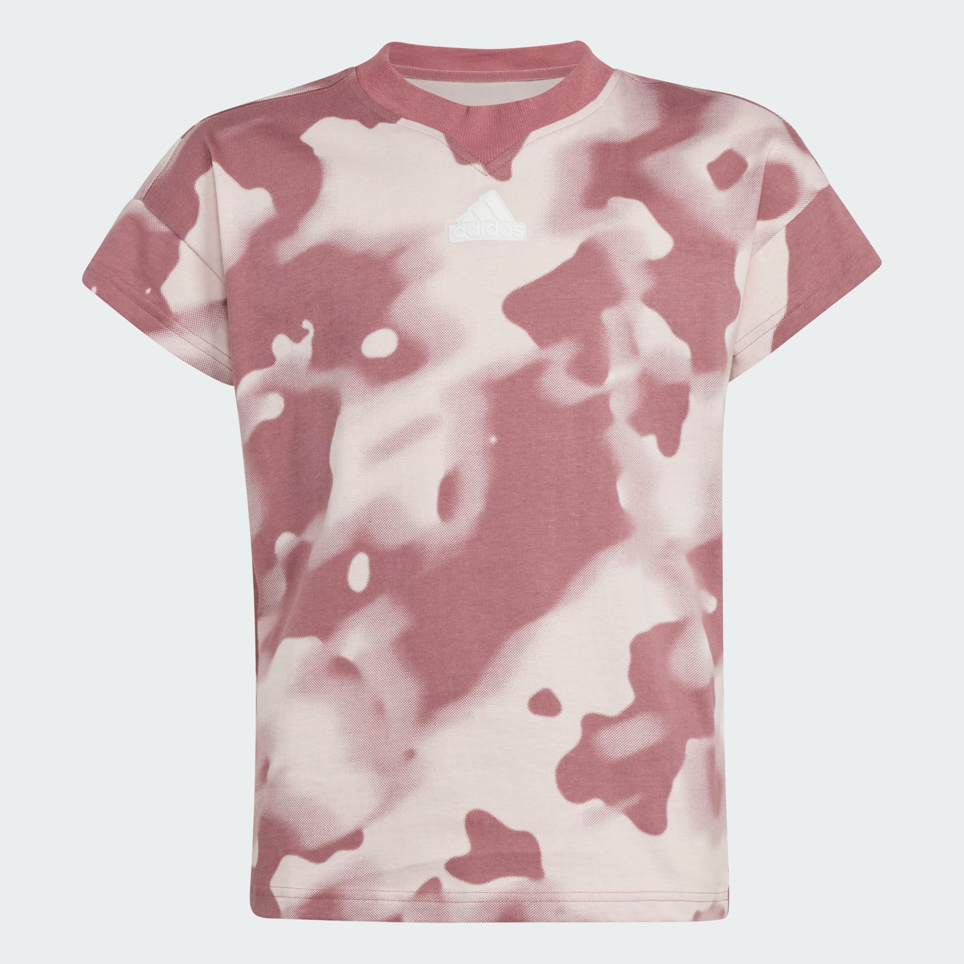 adidas Future Icons Camo Printed Tee Kids Pink adidas UAE