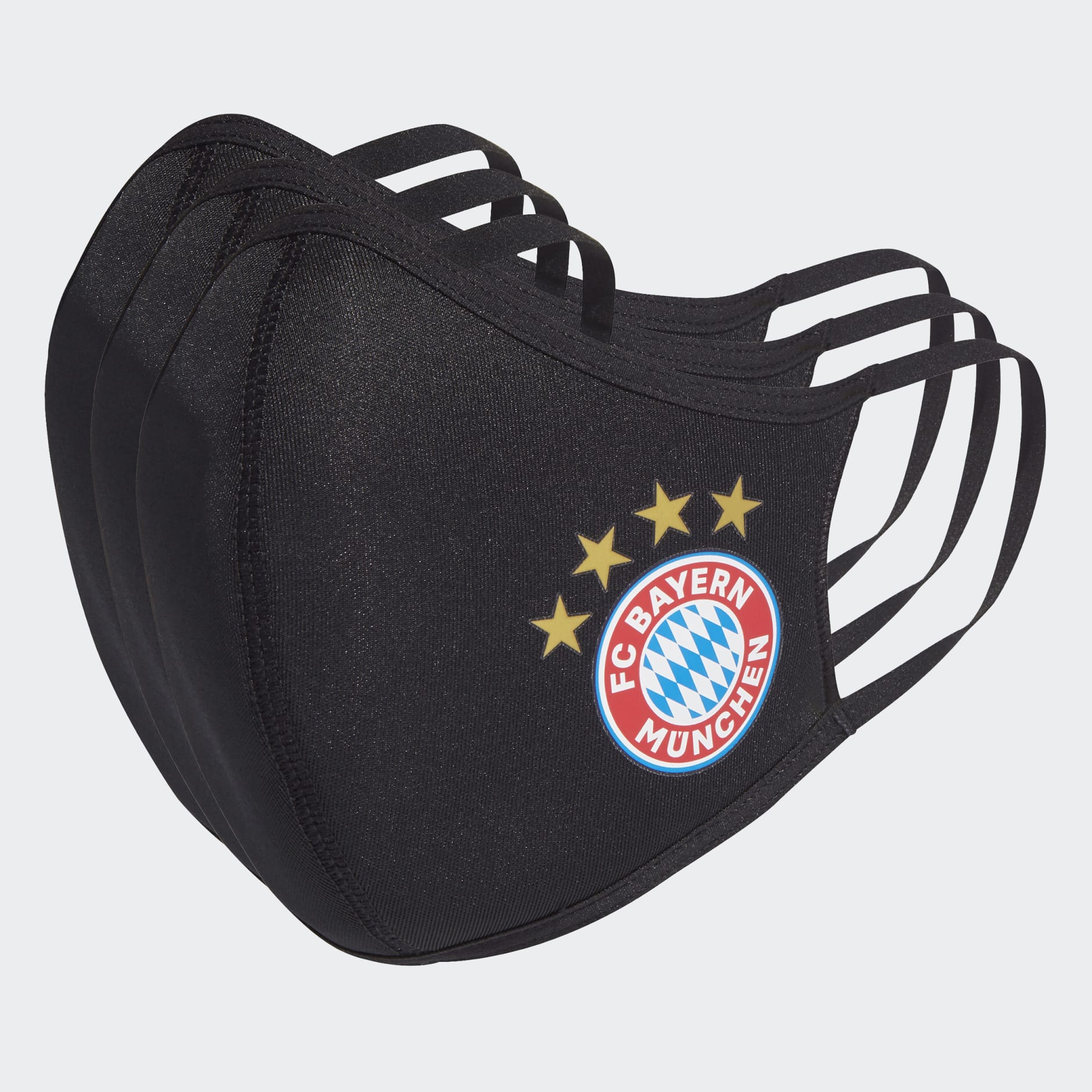 FC Bayern Face Covers 3-Pack M/L