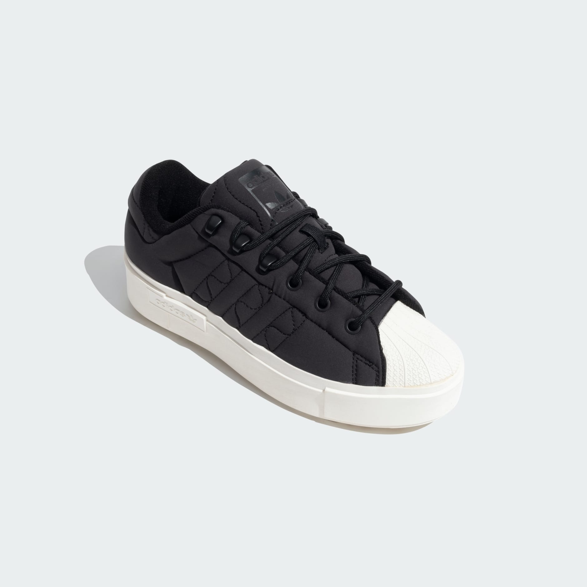 Adidas originals on sale superstar quilt trainers