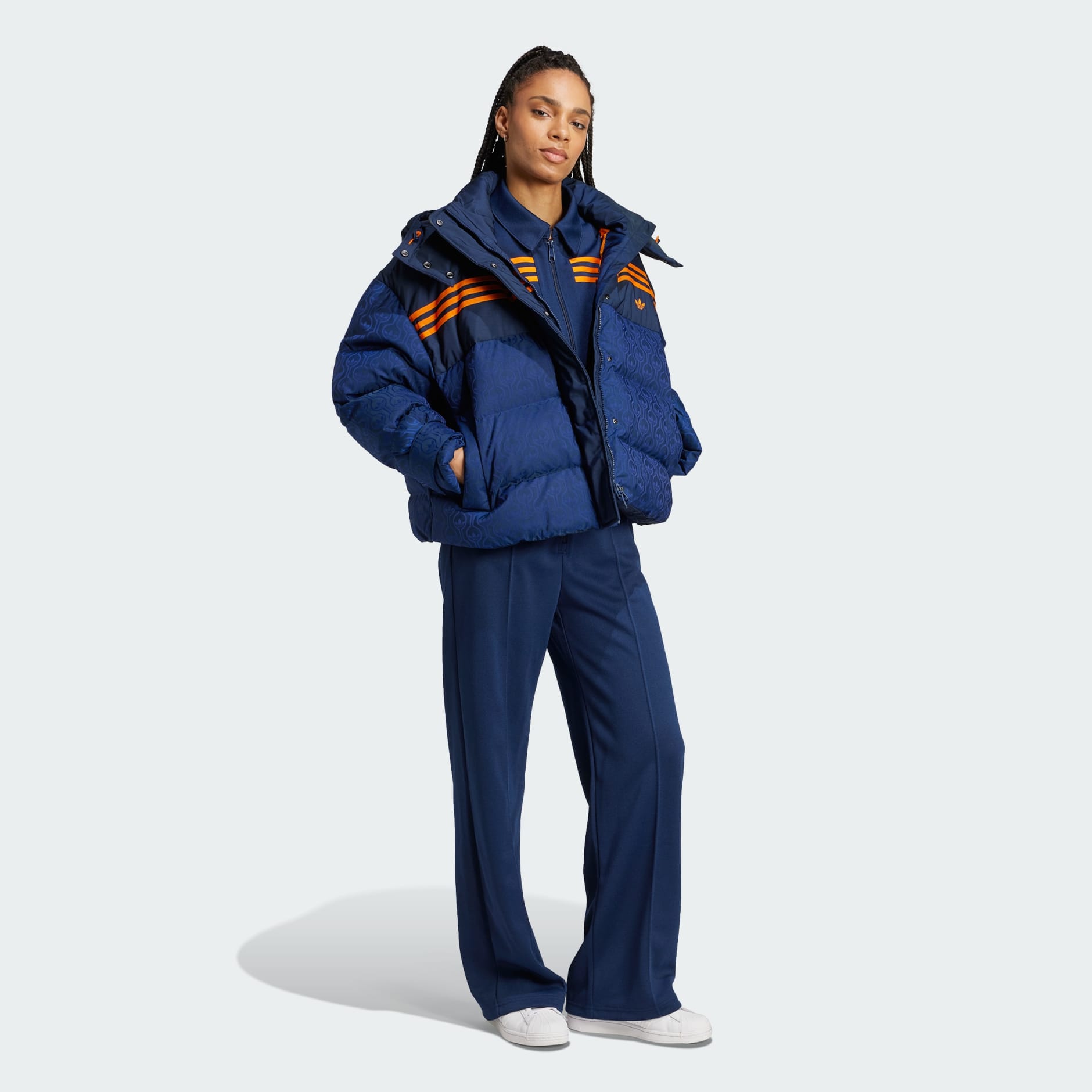 Clothing - 70s Jacket - Blue | adidas South Africa Clothing - 70s Jacket - Blue | adidas South Africa
