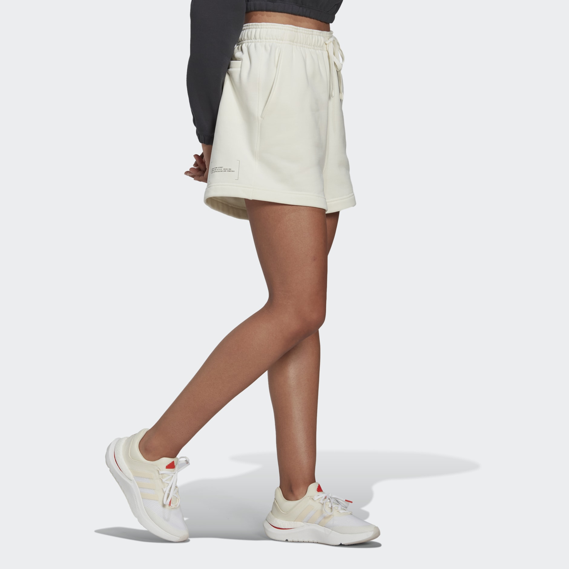 Clothing - Sweat Shorts - White | adidas South Africa