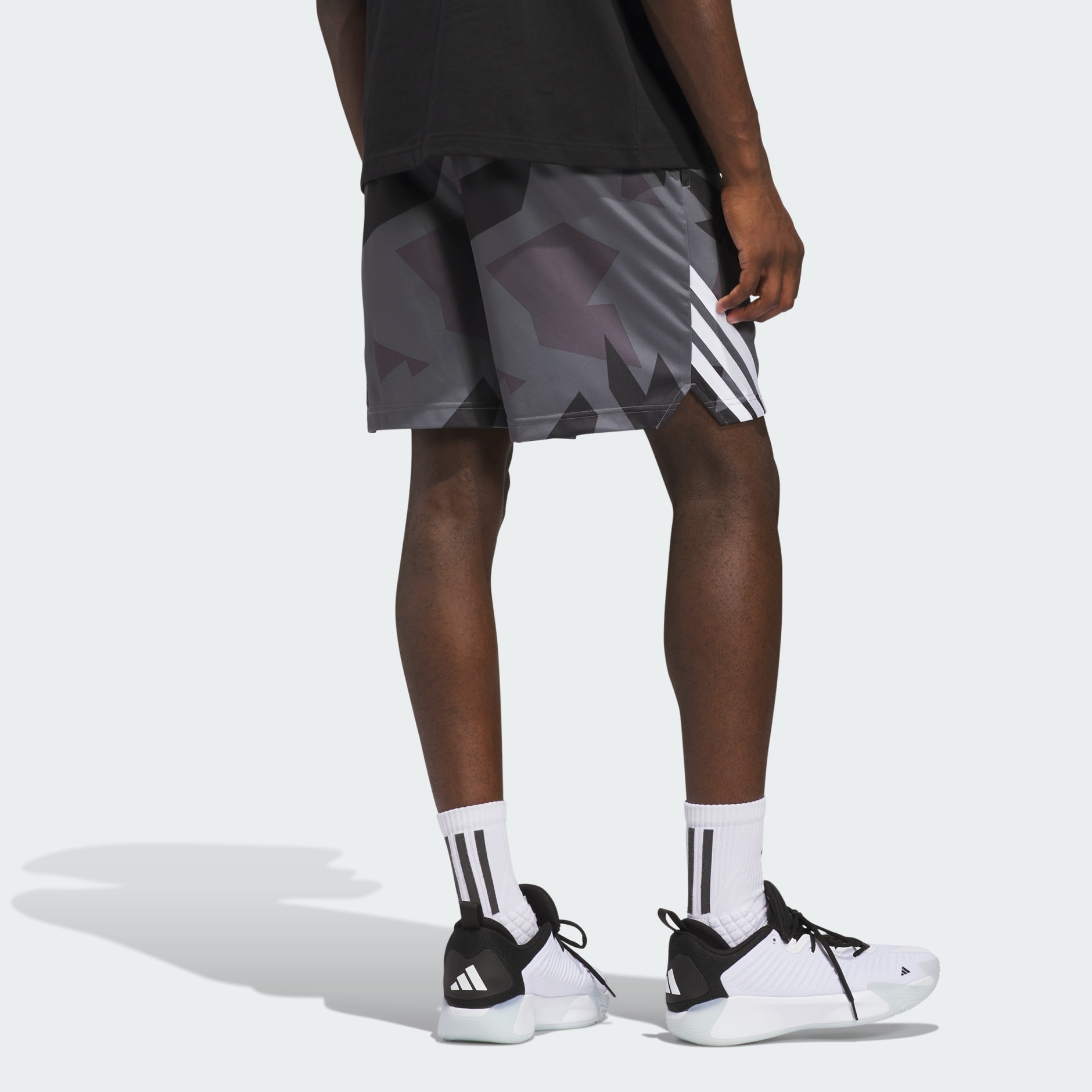ADIDAS BASKETBALL 3-STRIPES AOP SHORT