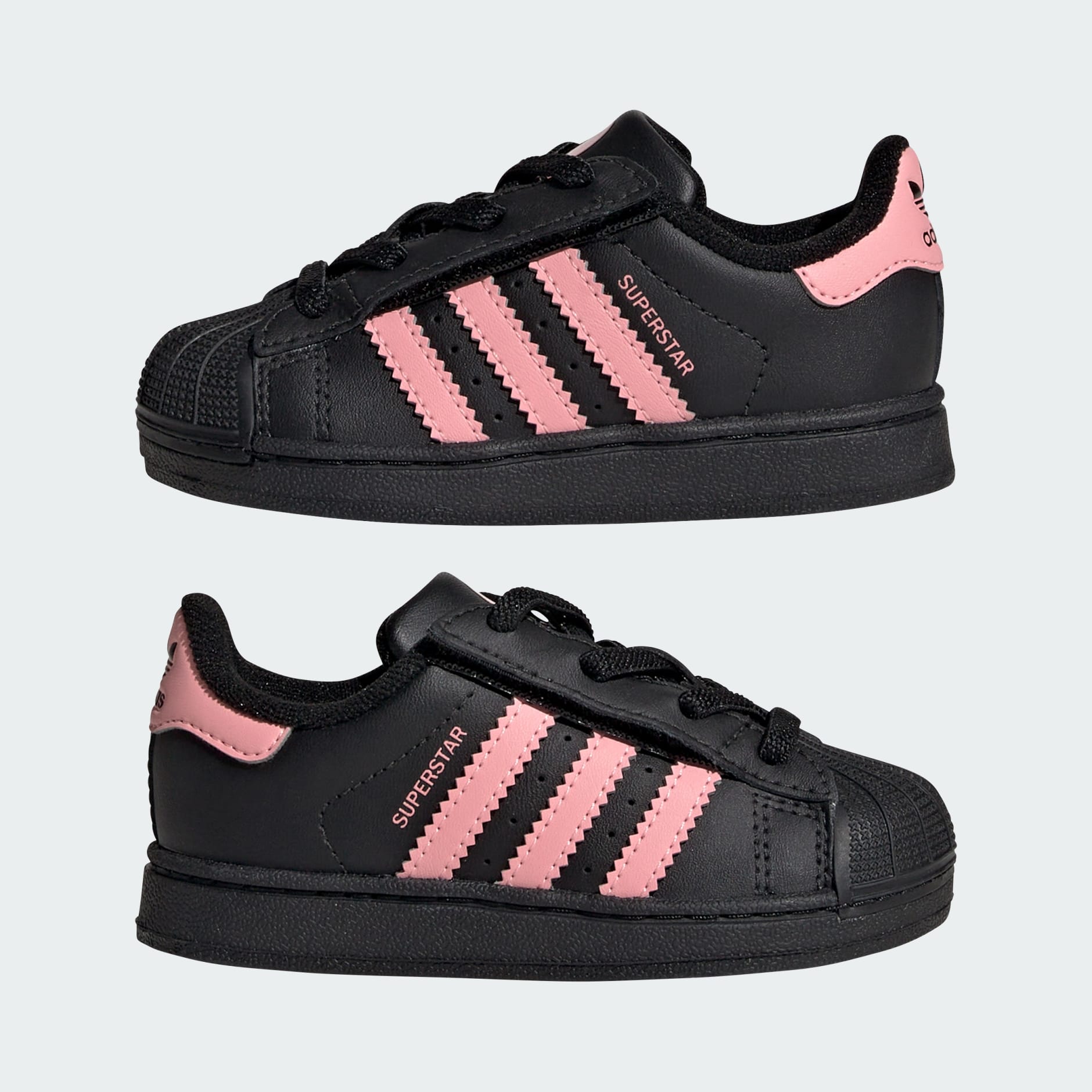 Pantofi Superstar II cu &Icirc;nchidere Comfort Closure și Șireturi Elastice