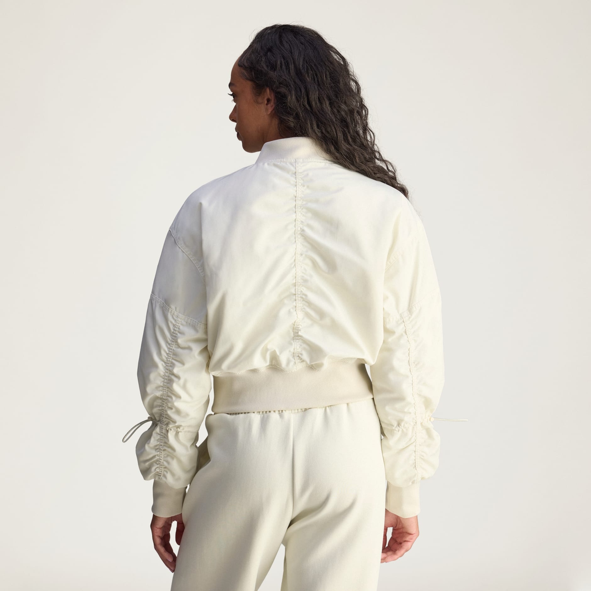 adidas by Stella McCartney TrueNature Woven Bomber Cropped Jacket