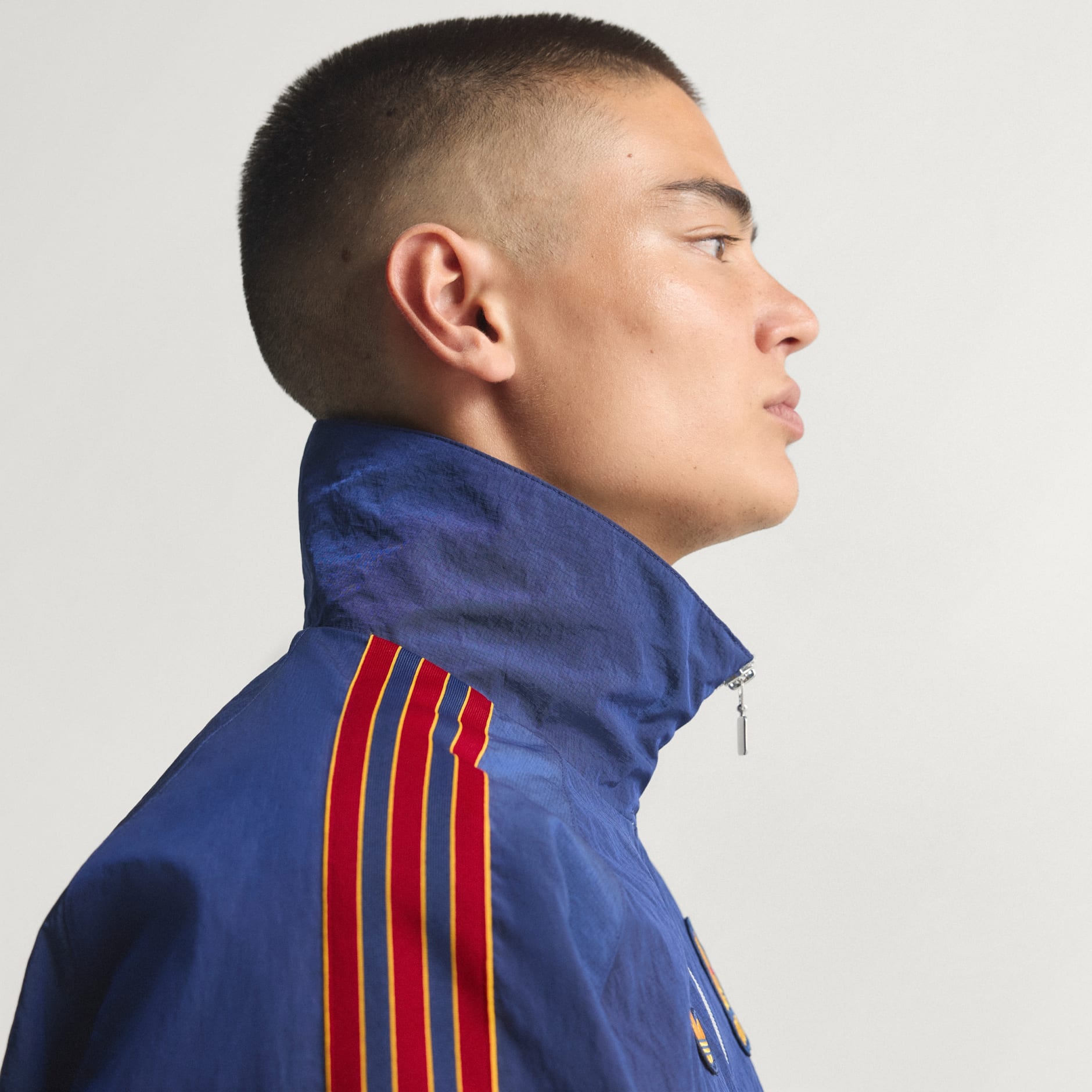 Jachetă AS Roma Terrace Icons cu fermoar 1/2