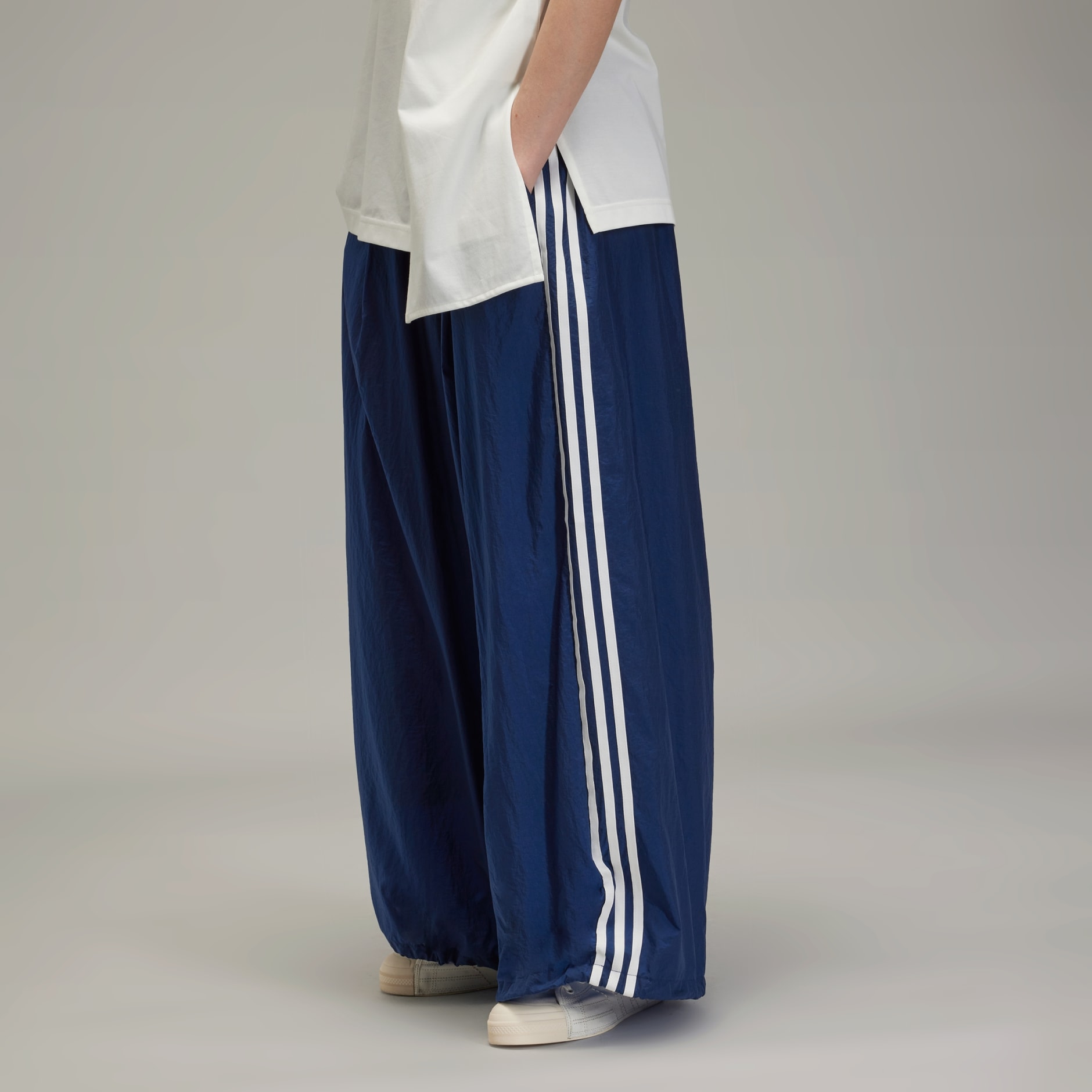 CLOTHING - Y-3 3-Stripes Nylon Pants - Blue | adidas Oman