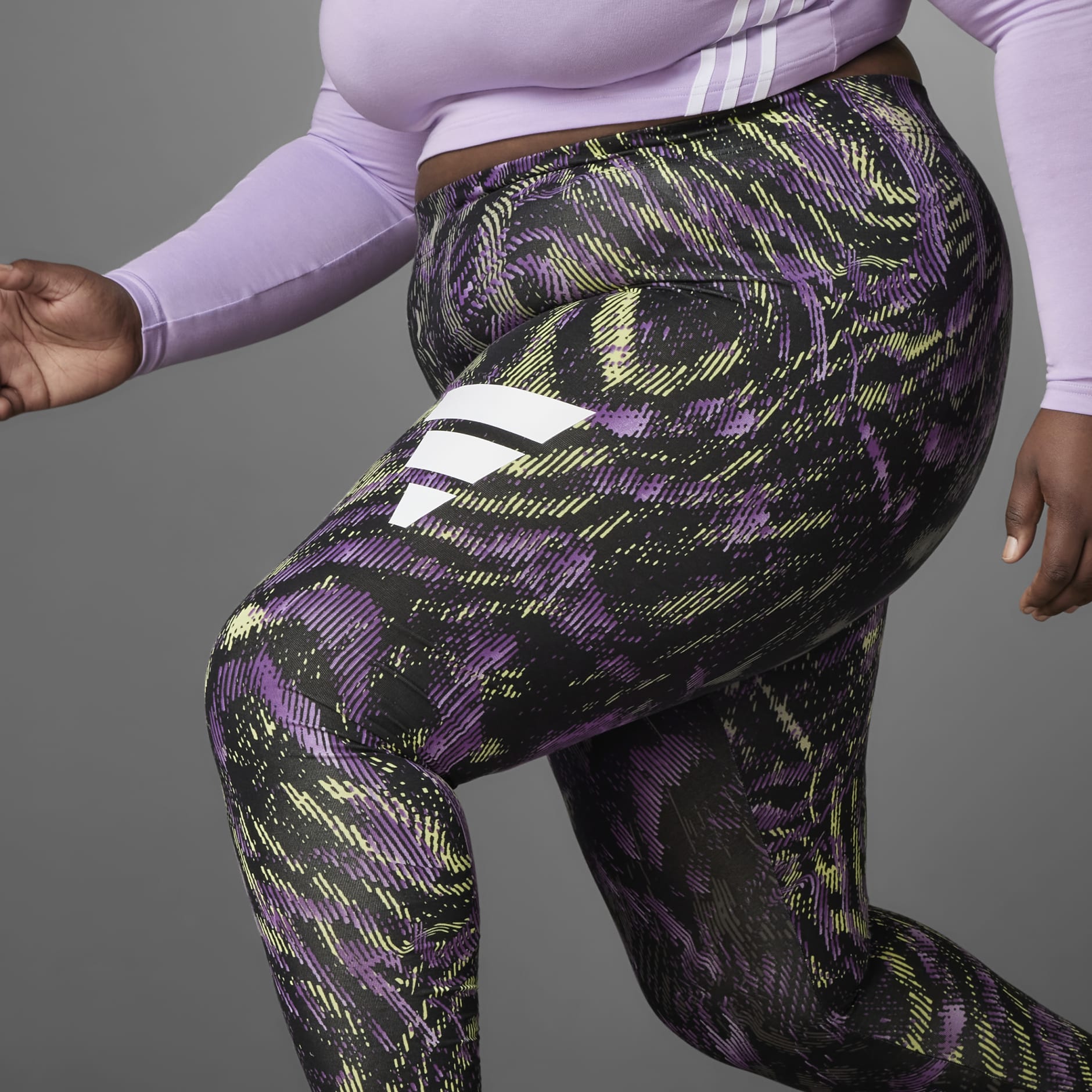 Future Icons Hyperpulse Printed Leggings (Plus Size)
