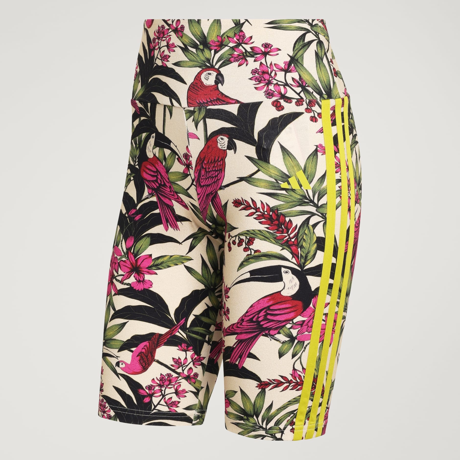 PANTALONI SCURȚI DE CICLISM ADIDAS x FARM RIO