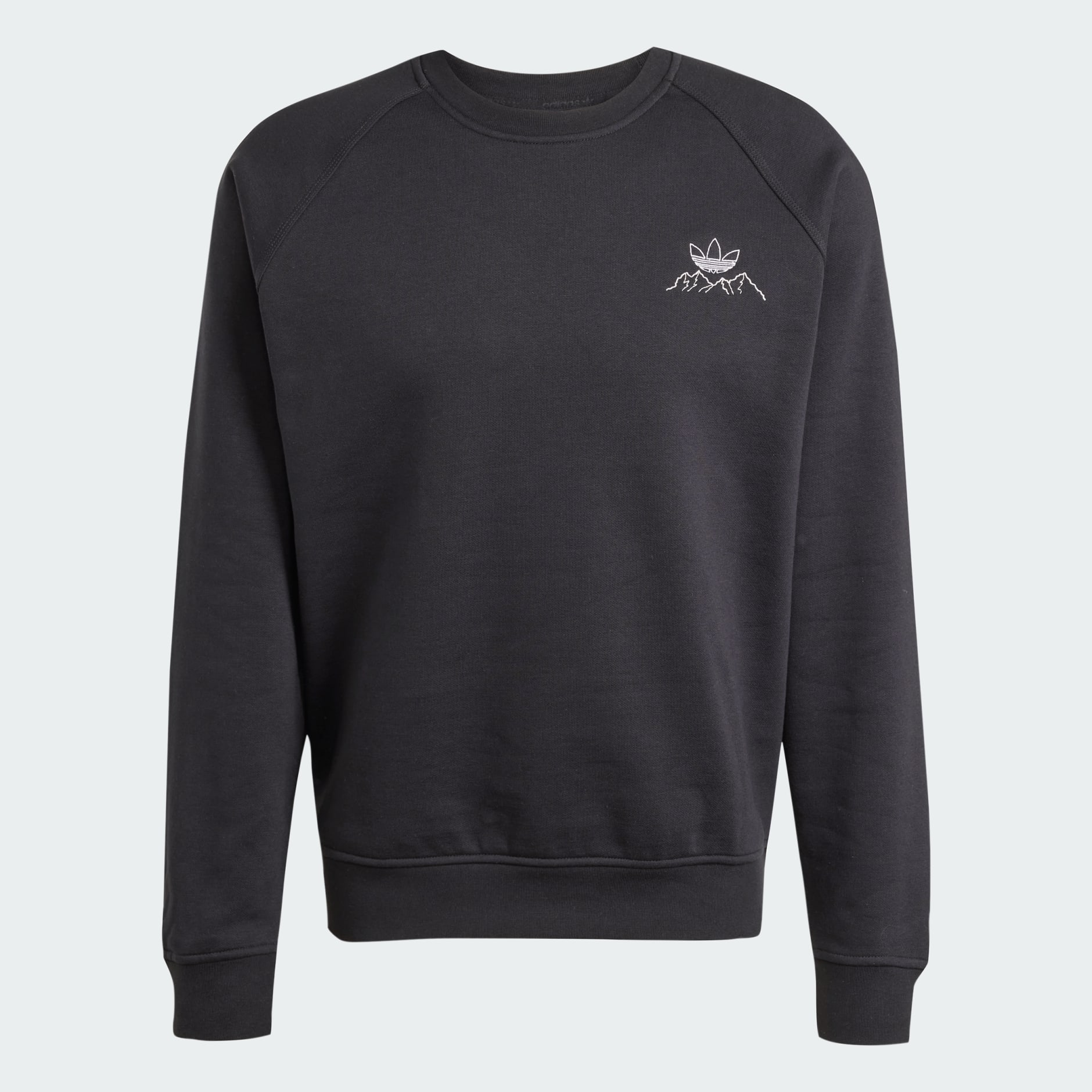 Hanorac cu guler rotund din fleece și imprimeu cu stațiune de ski