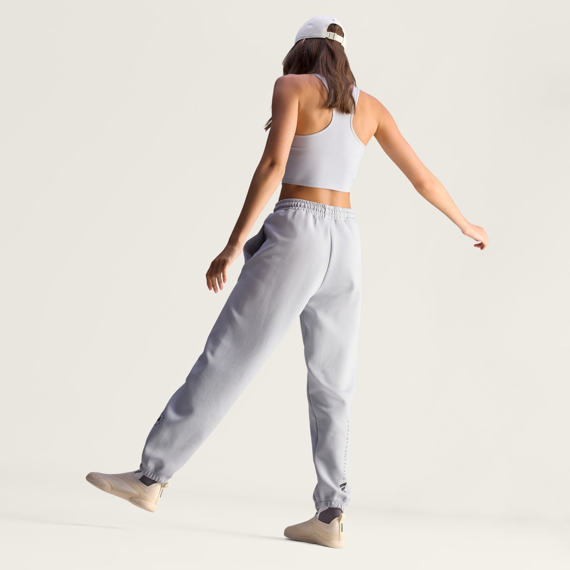 Pantaloni de trening largi adidas by Stella McCartney