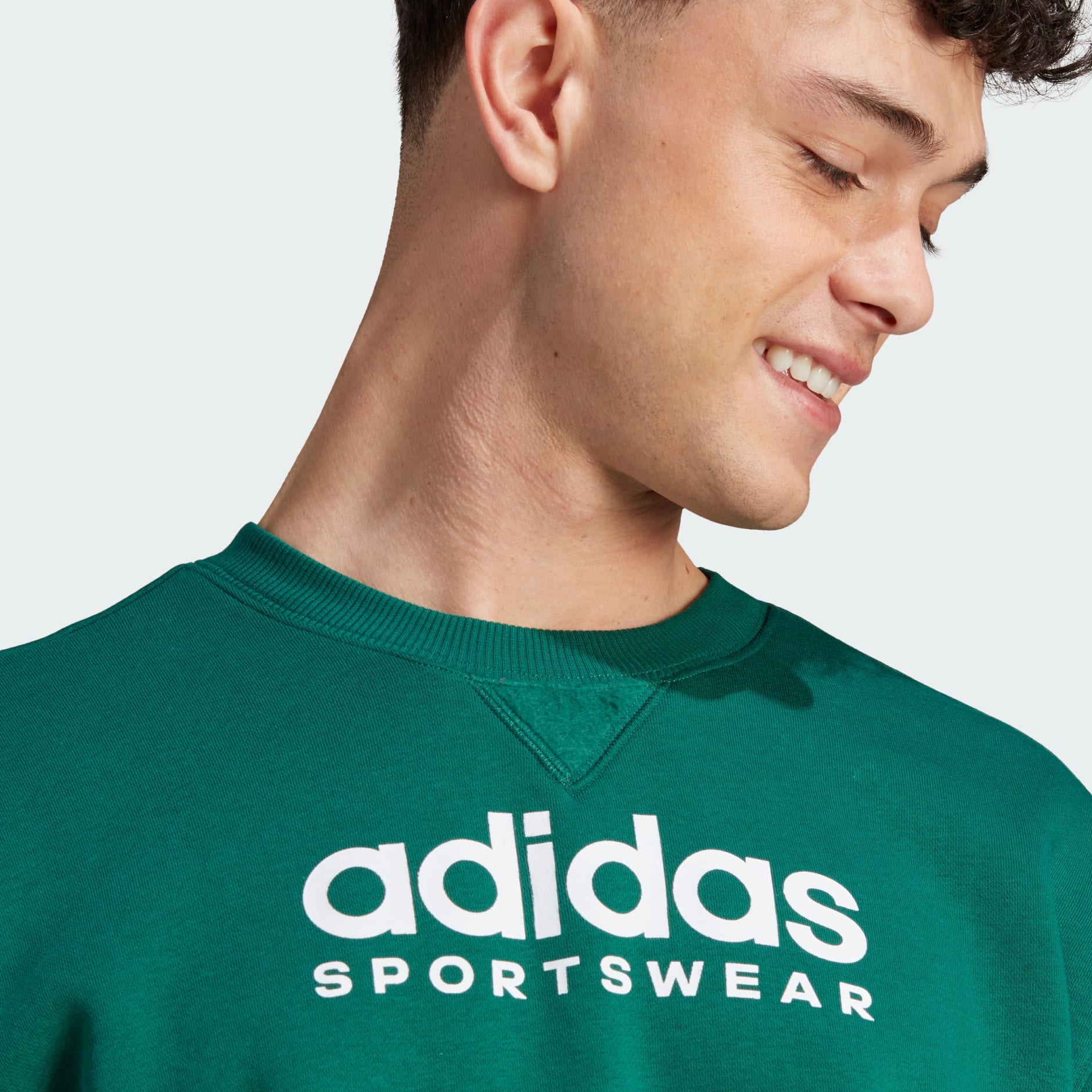 adidas - All - Arabia Green Graphic Fleece Sweatshirt Saudi Sweatshirts SZN |