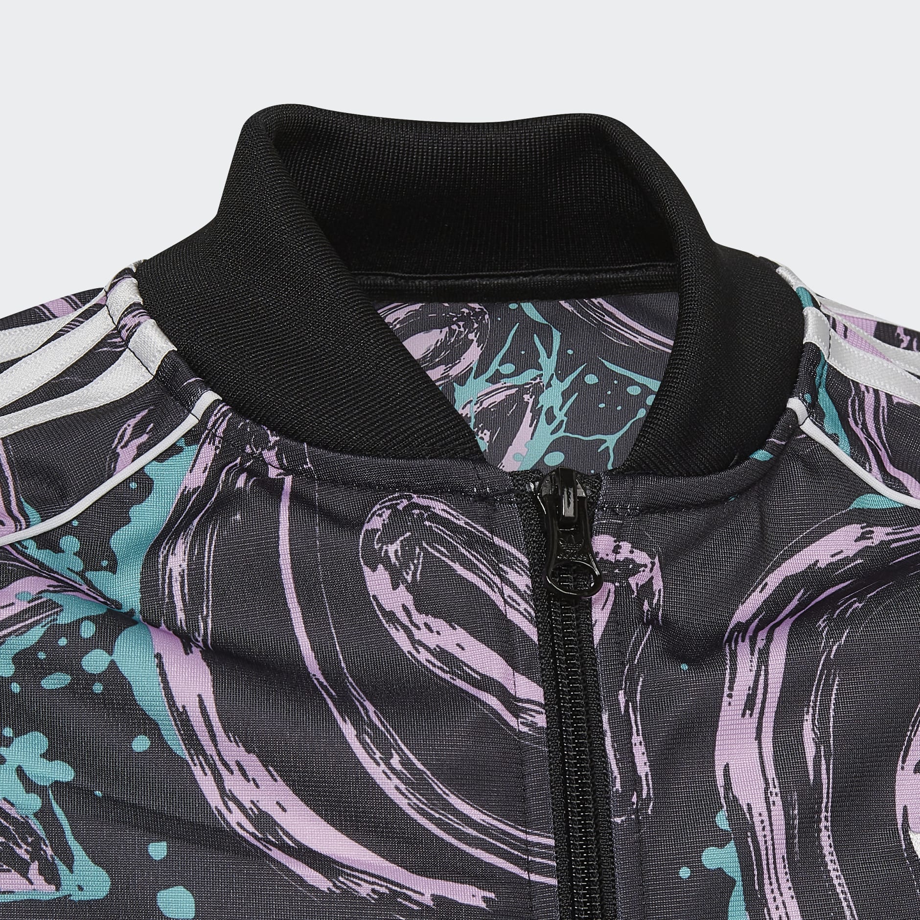Clothing - Allover Print SST Track Jacket - Black | adidas South Africa
