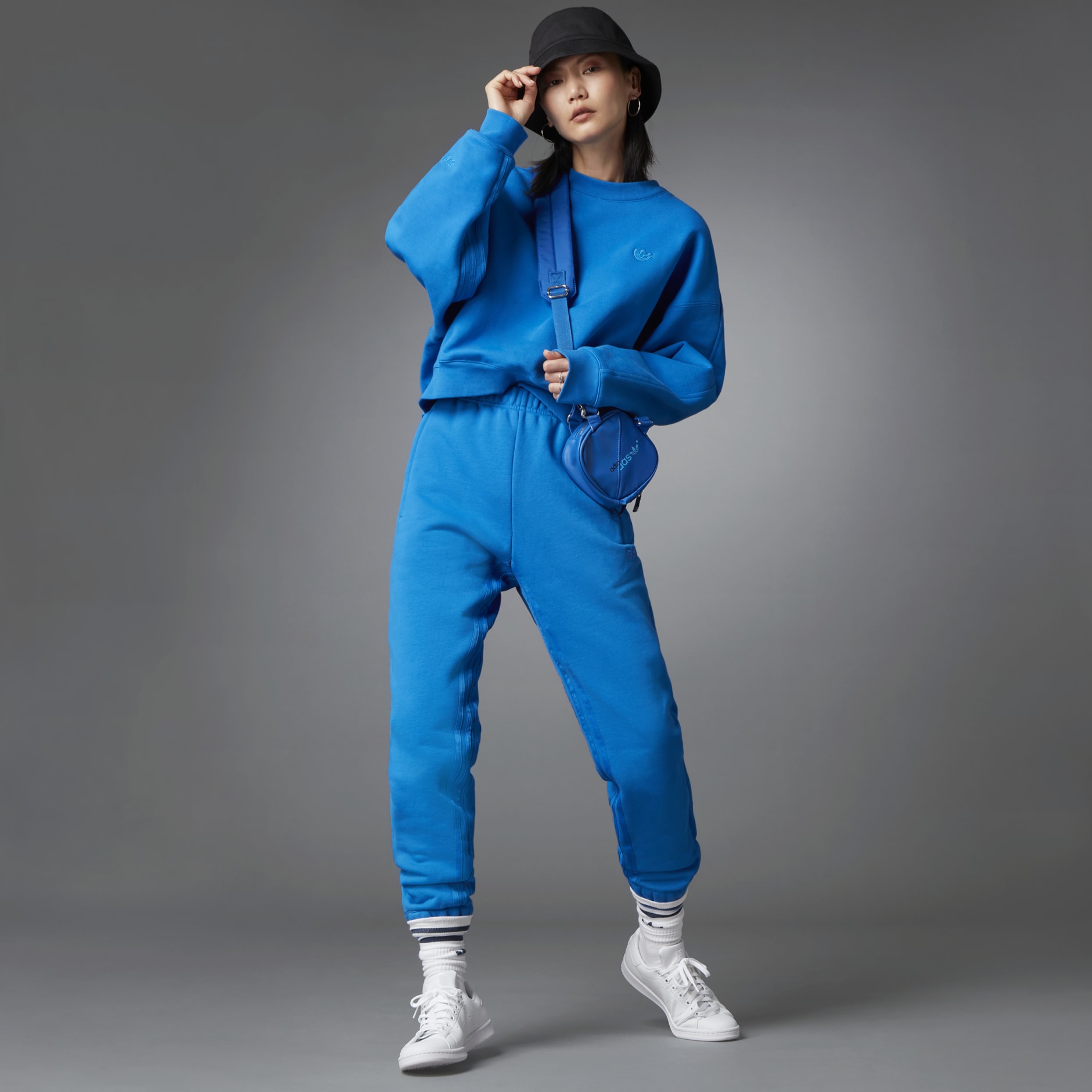 Blue Version Batwing Crew Sweatshirt
