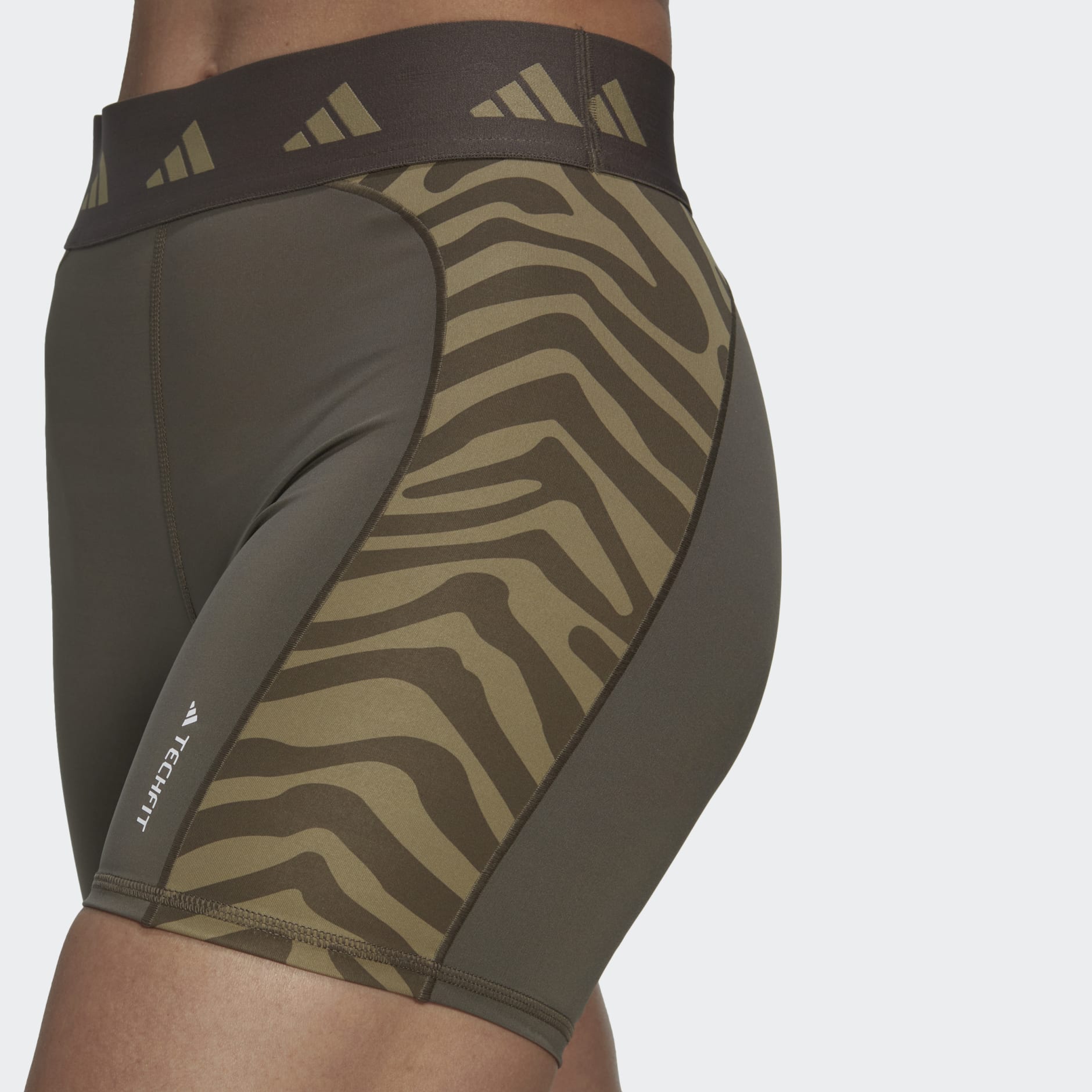 Hyperglam Techfit Zebra High-Waisted Short Leggings