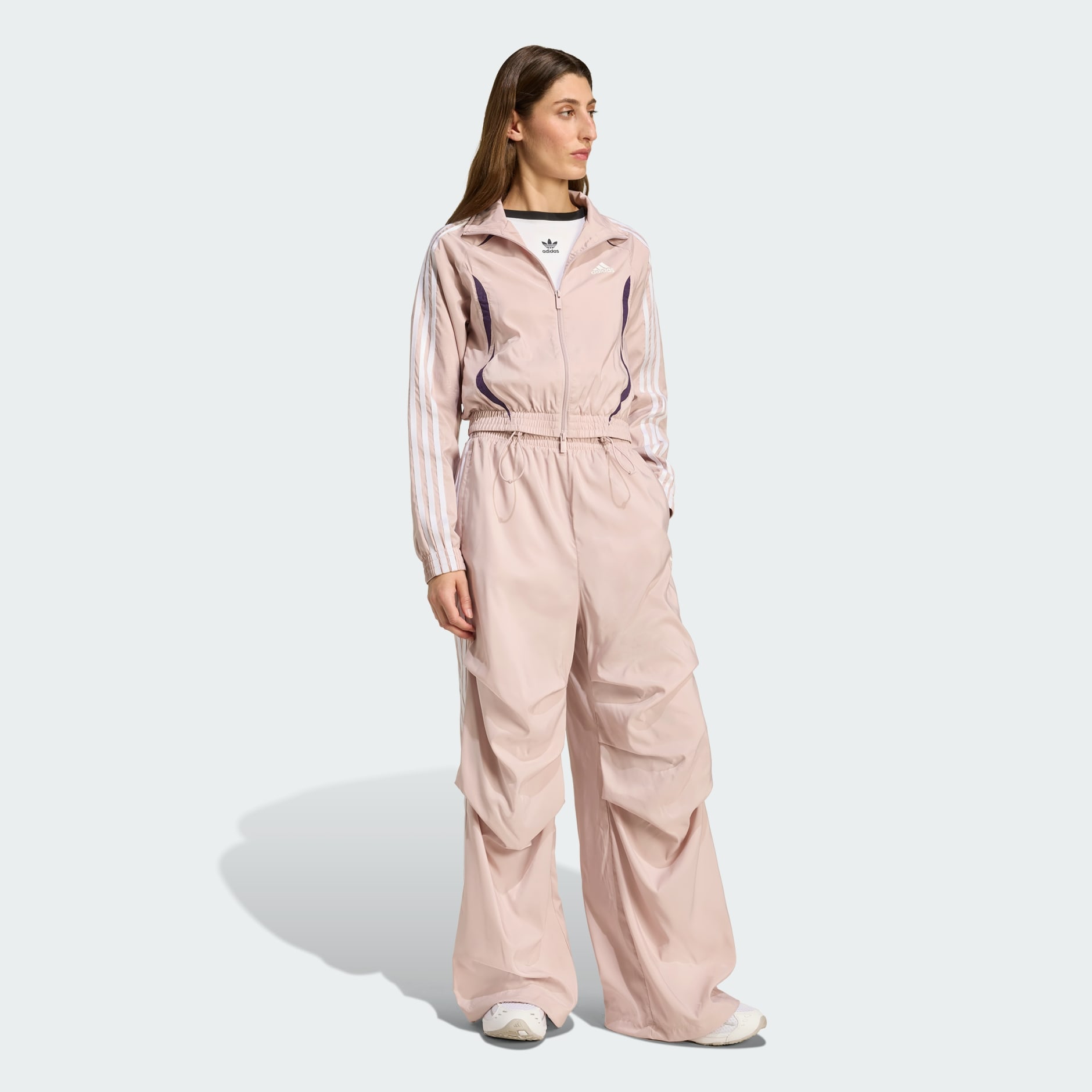 【adidas】ADILENIUM SEASON 4 TEAMGEIST RUFFLEトラック パンツ Adilenium Season 4 Teamgeist Oversized Track Pants - Black