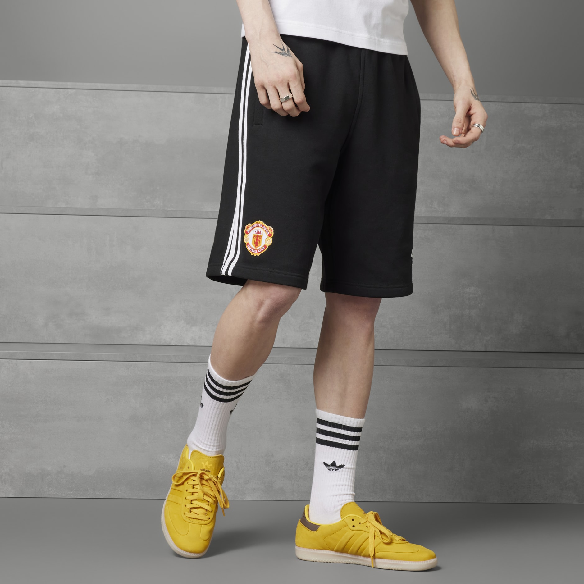 adidas Manchester OG Sweat Shorts Black | adidas LK