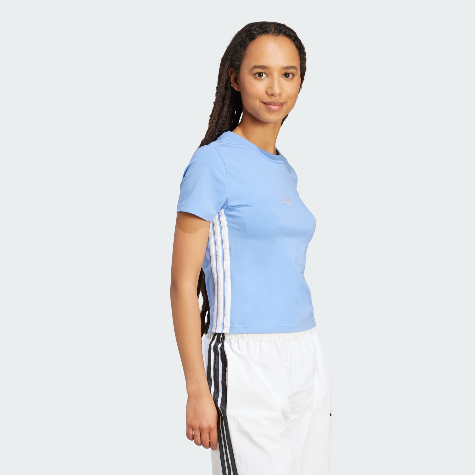 Essentials 3-Stripes Slim Baby Tee