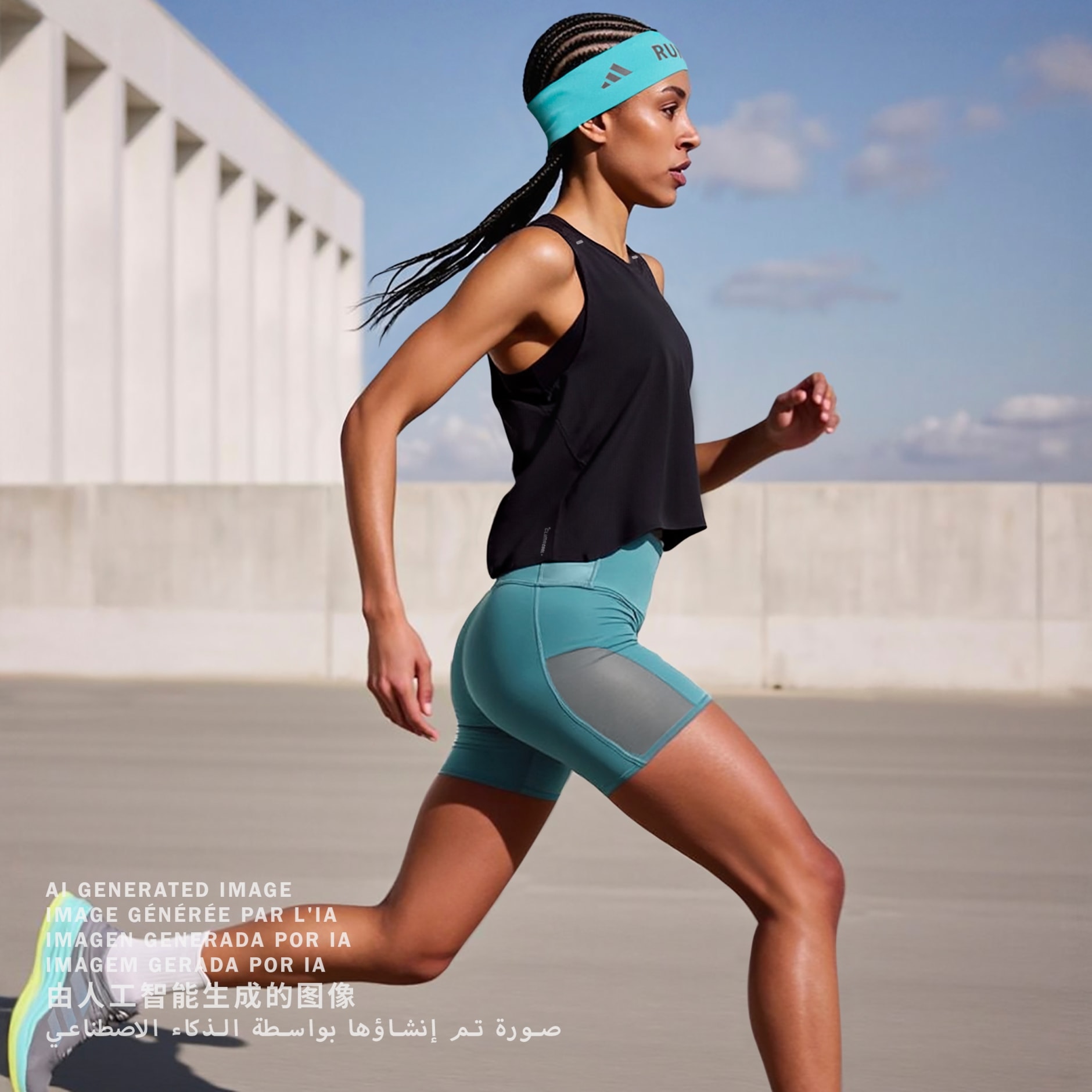Adi365 Running CLIMACOOL+ Short Leggings
