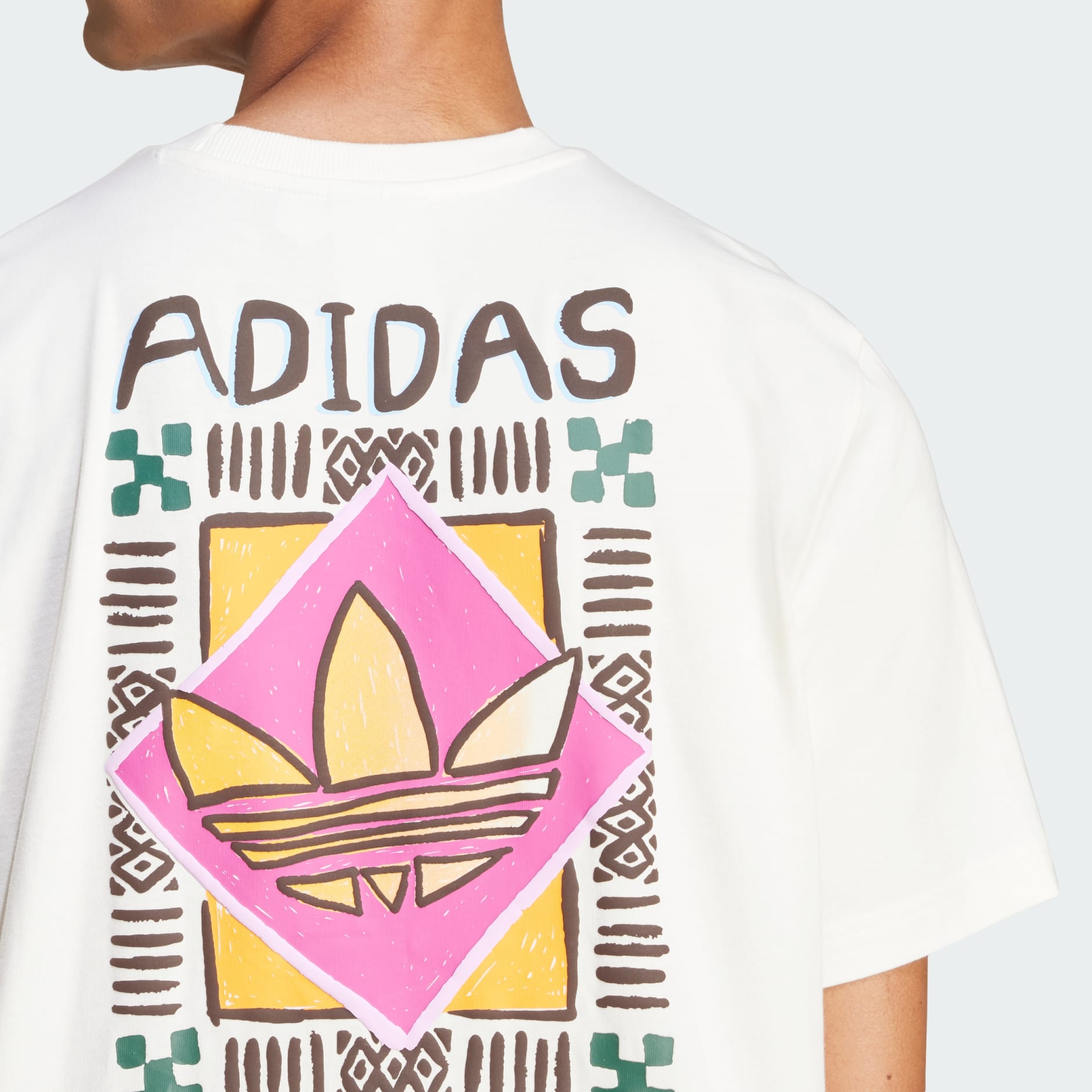 正品 adidas 80S Graphic Logo T-shirt アディダスTシャツ Clothing - '80s Premium Graphic Tee - White | adidas Oman