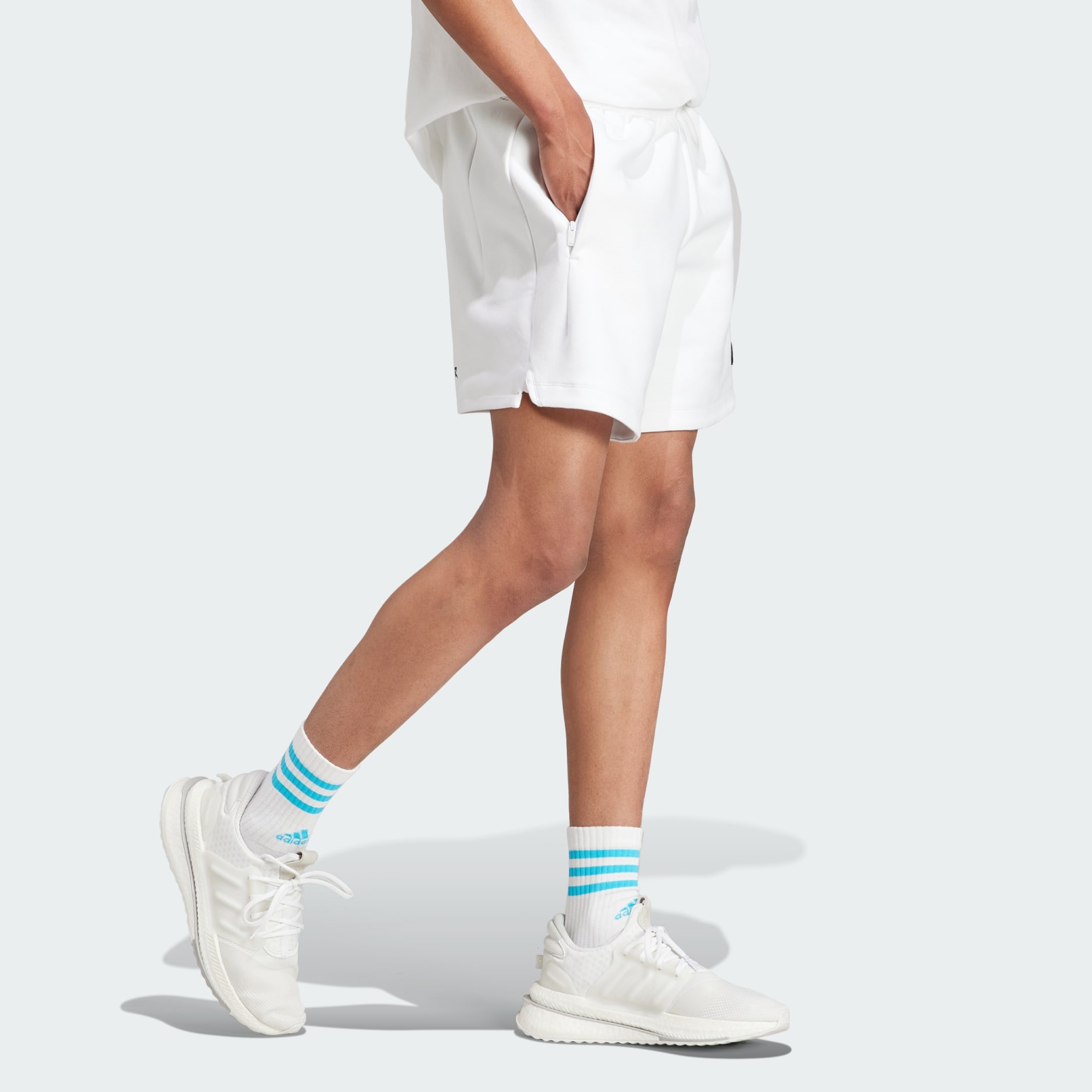 Clothing - Z.N.E. Premium Shorts - White | adidas South Africa