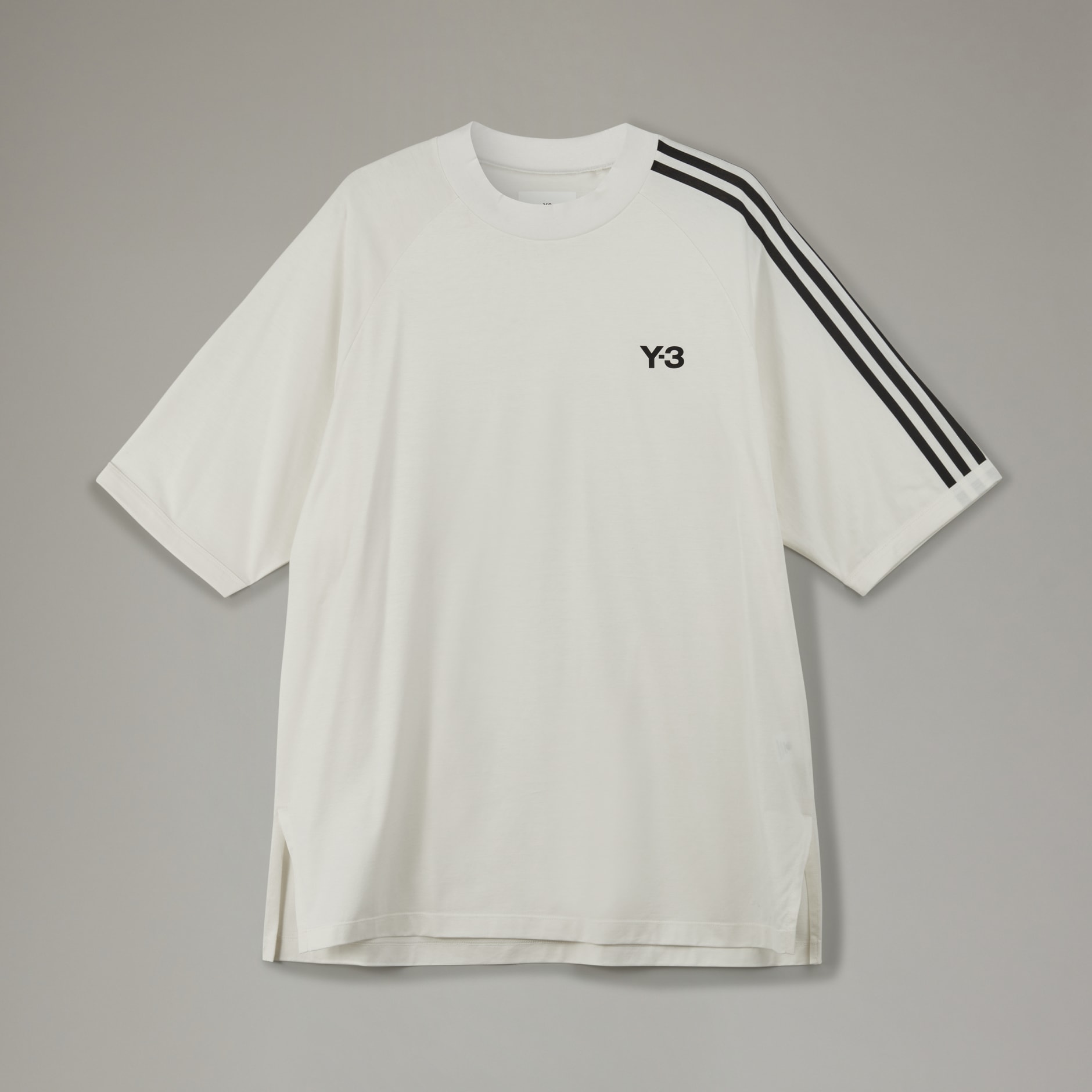 adidas Y-3 3-Stripes Short Sleeve Tee - White | adidas LK