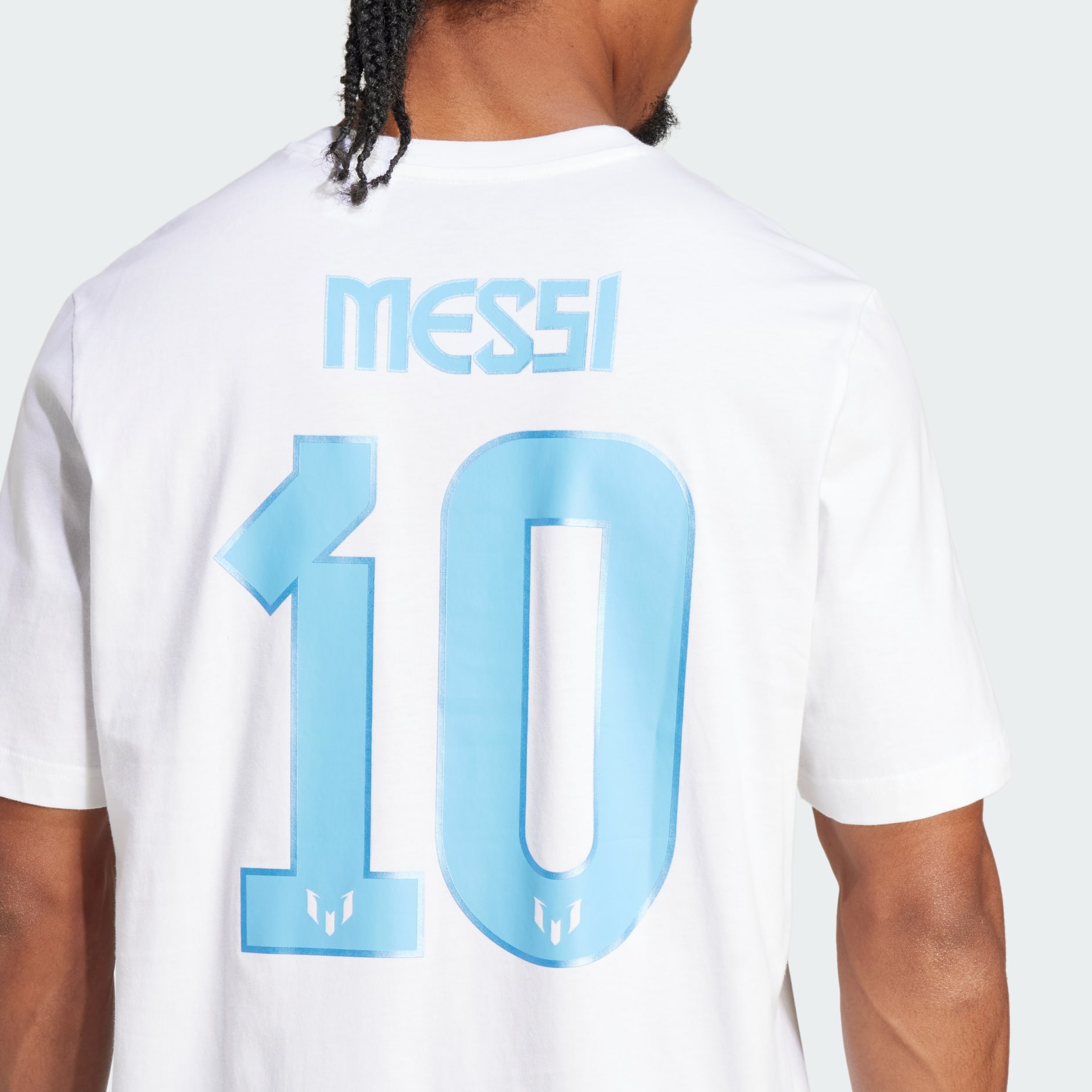 Tricou cu imprimeu și numărul și numele lui Messi