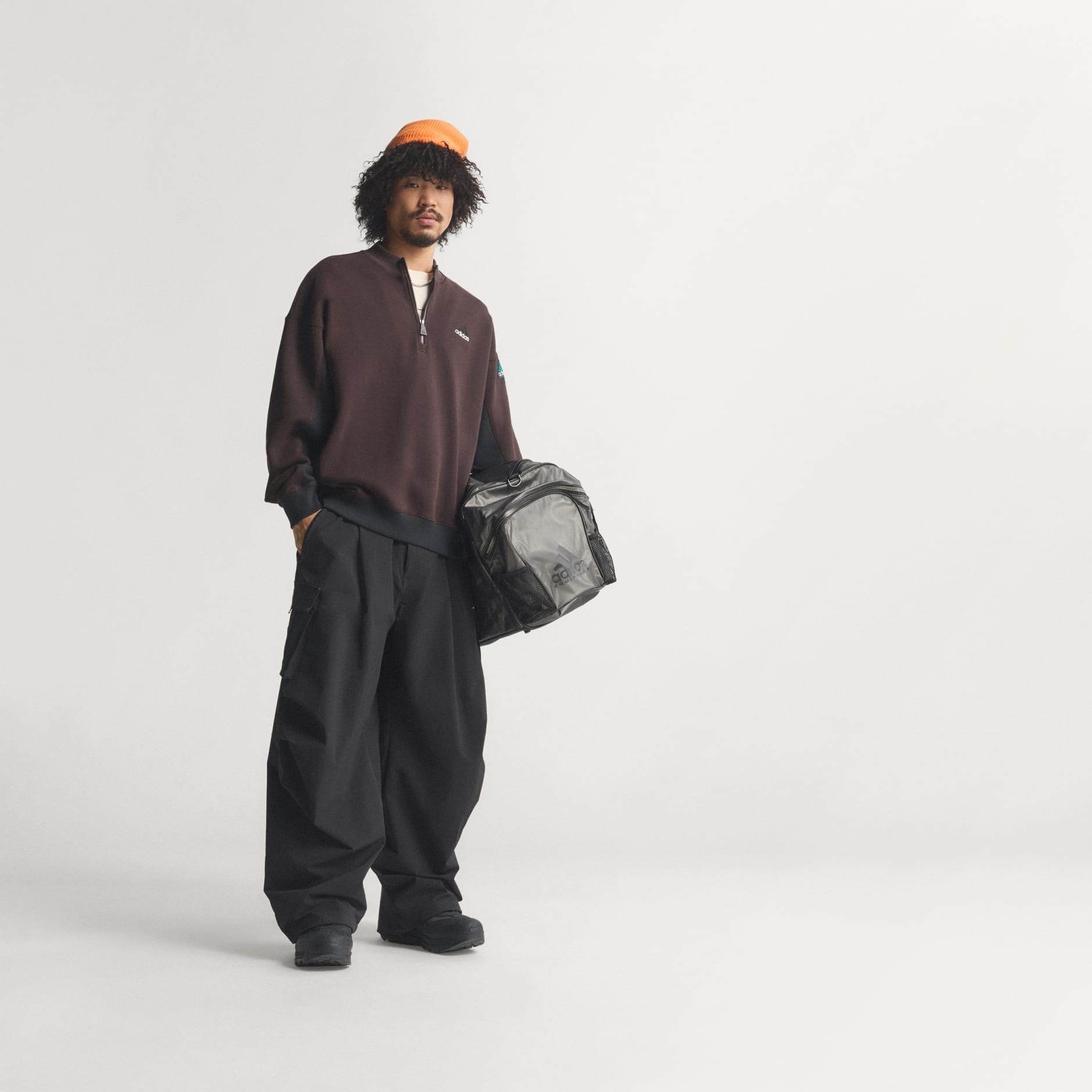 Pulover cu fermoar 1/2 Equipment Blocked adidas