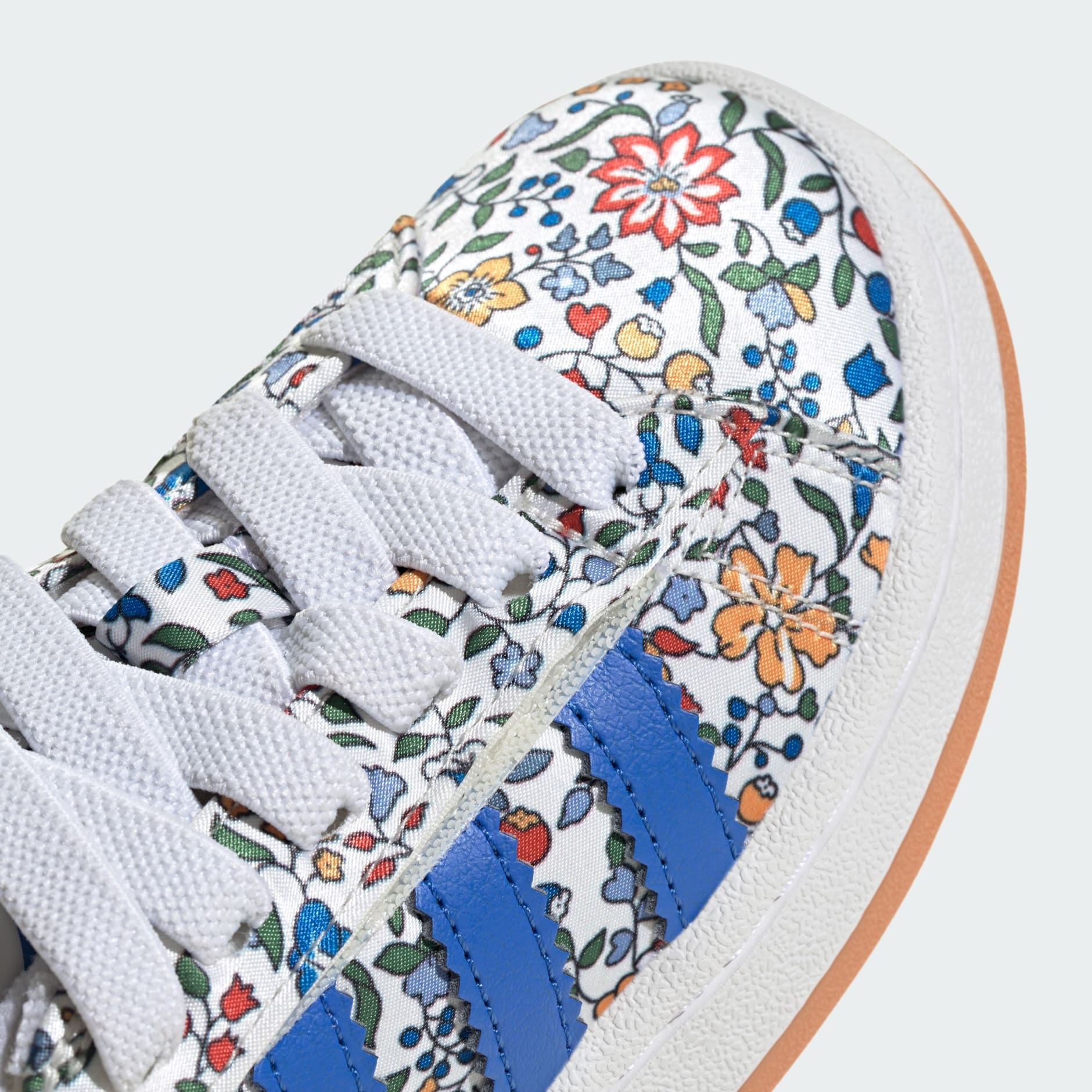 Campus 00s x Liberty London Pantofi pentru copii cu șiret elastic și &icirc;nchidere confortabilă