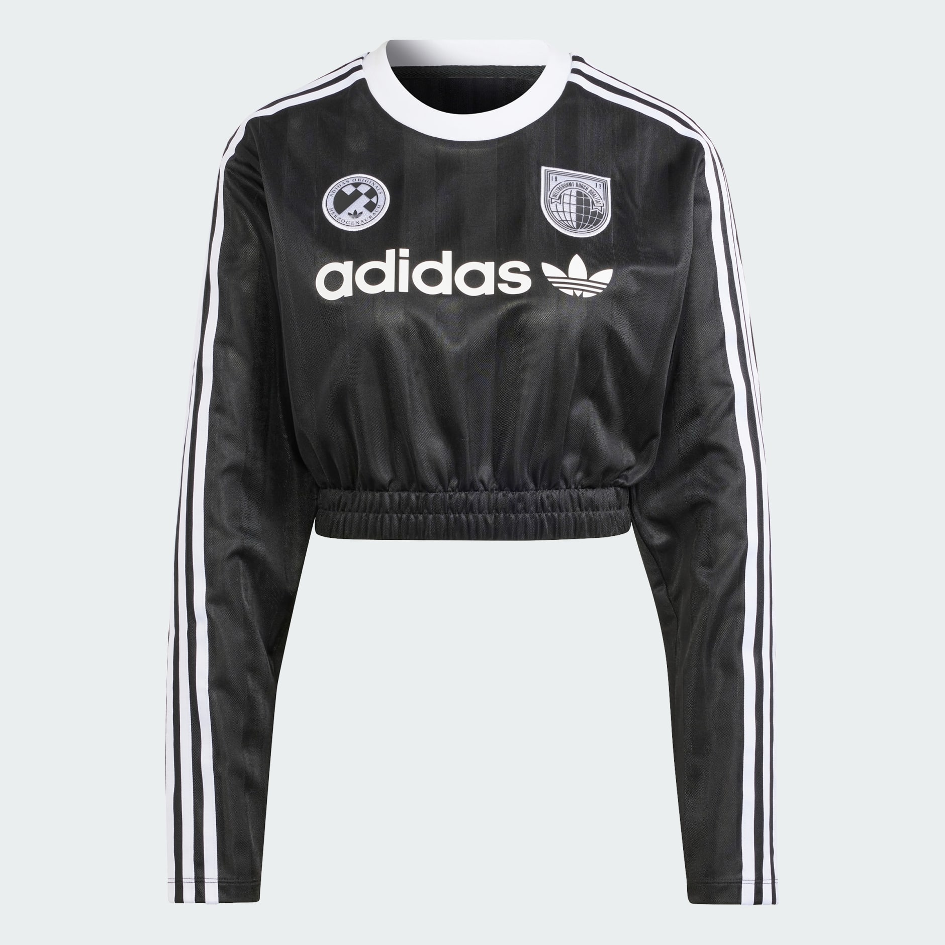 adidas SOCCER LS CROP ブラック Sサイズ　IR9802 SOCCER LS CROP - 黑色| adidas香港官方網上商店