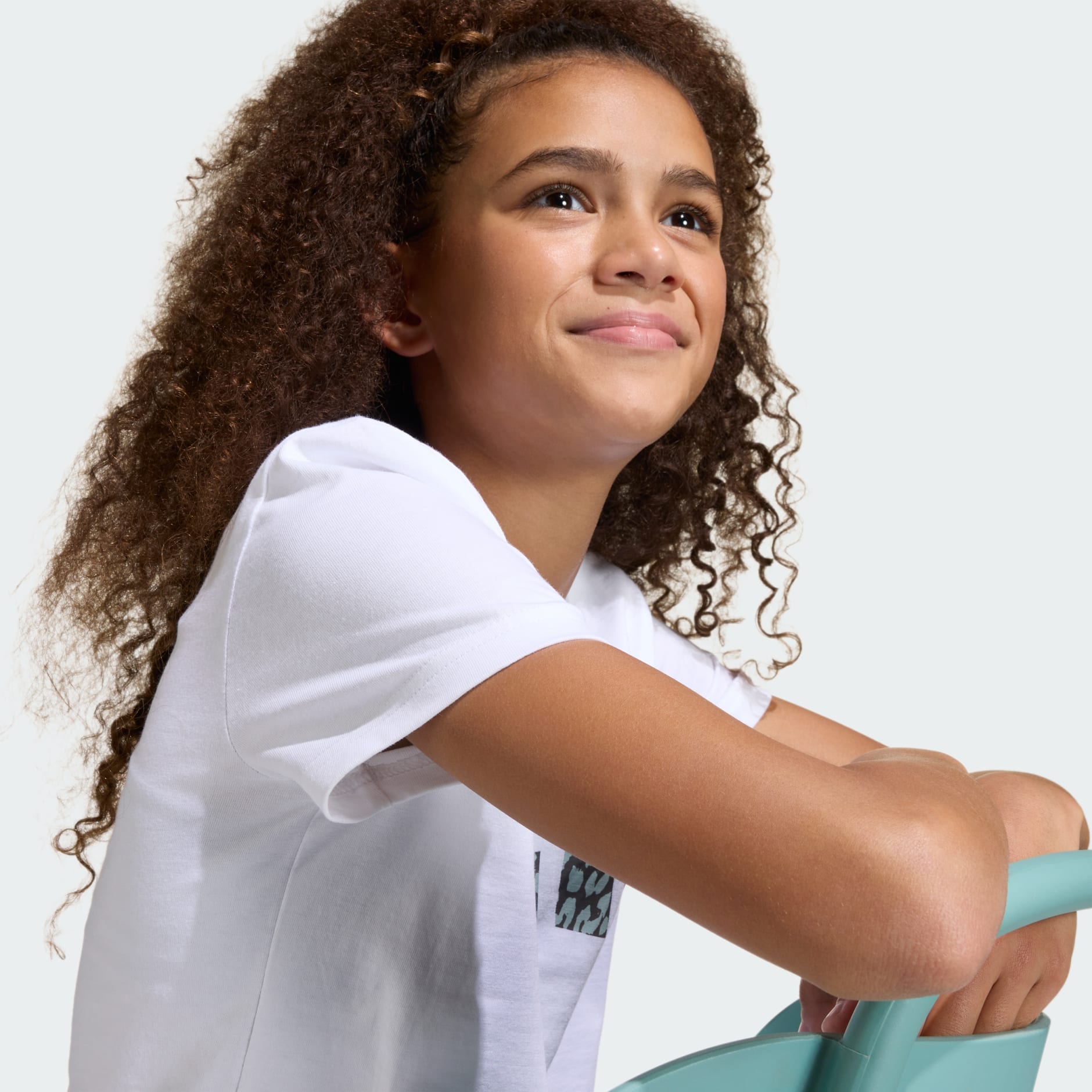 Junior Girls Animal Print Graphic Tee