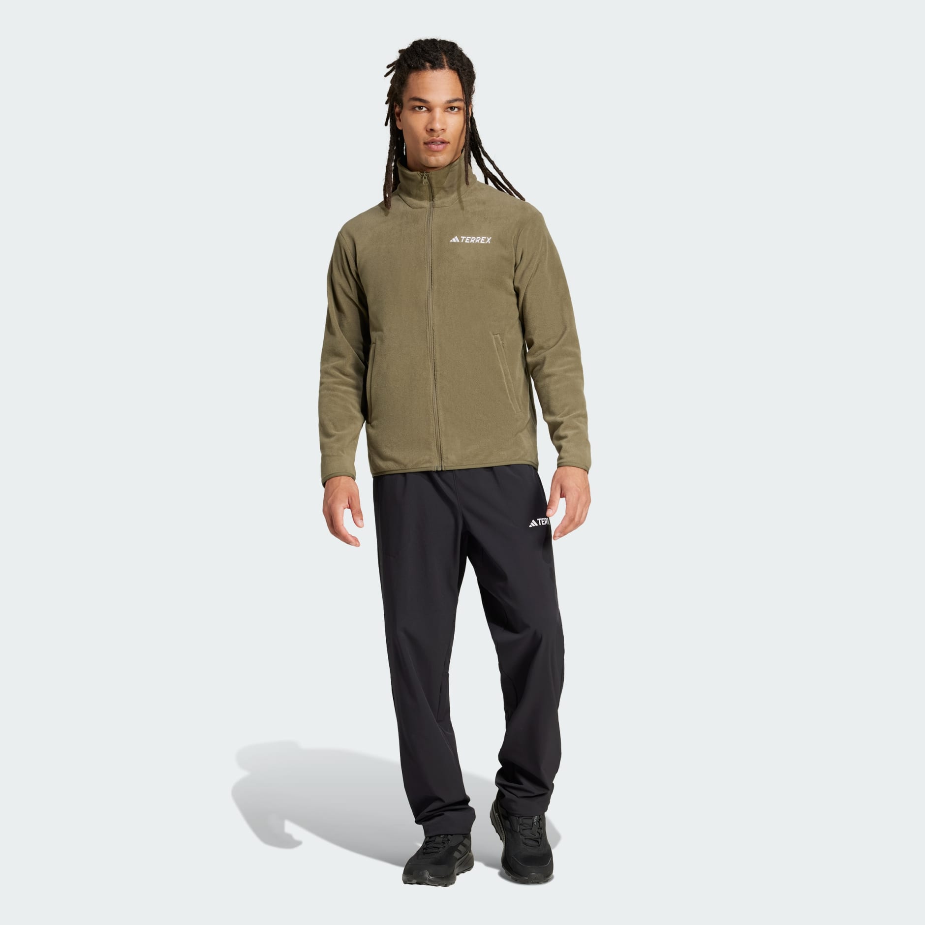Clothing - Multi Essentials Full-Zip Fleece Jacket - Green