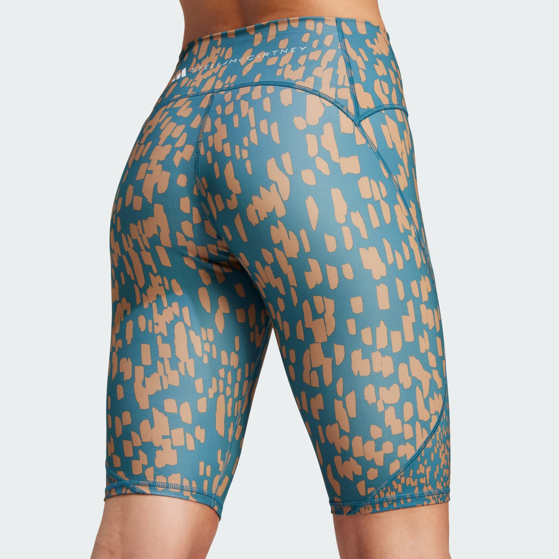 Stella McCartney leopard-print shorts - Blue
