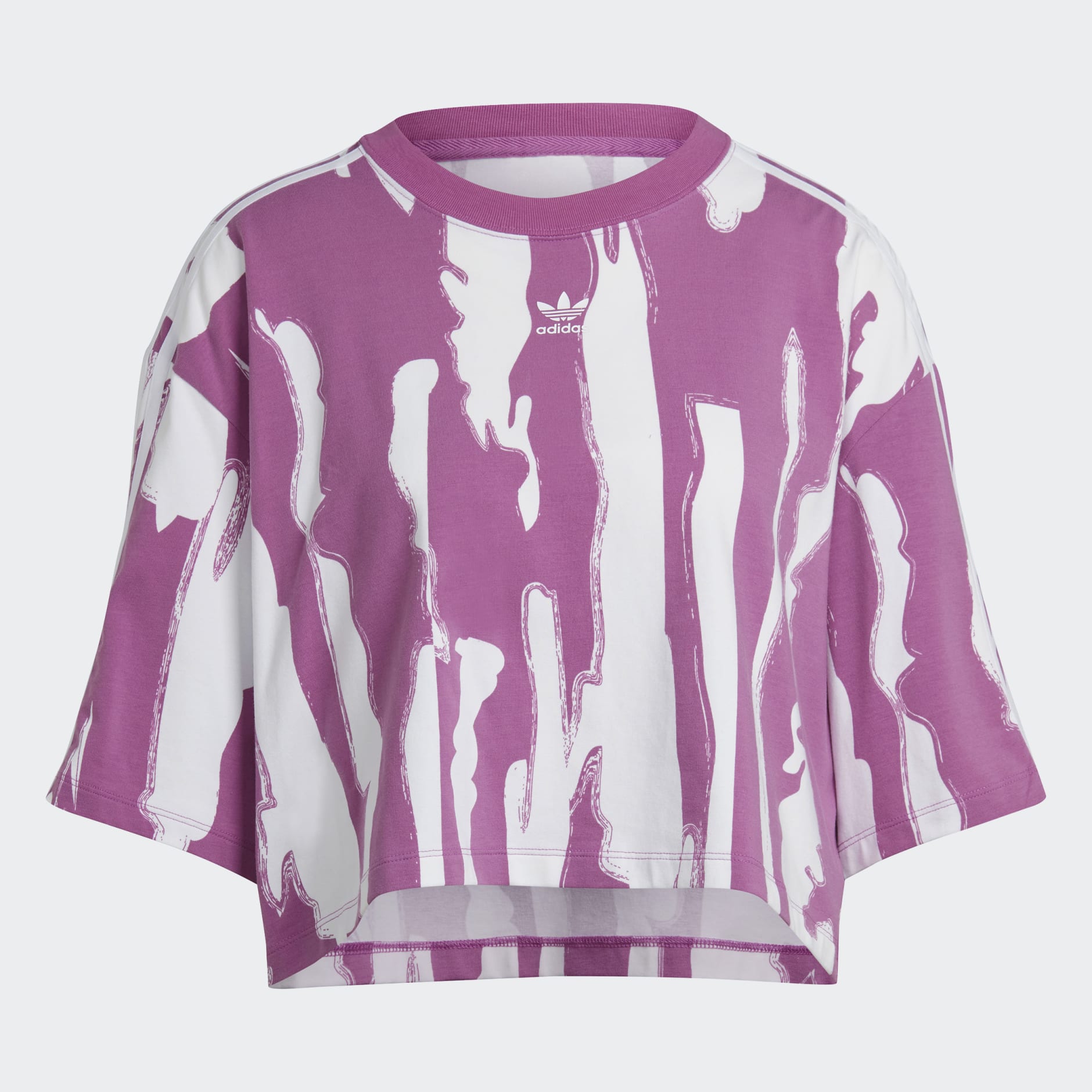 Thebe Magugu Allover Print Crop Tee