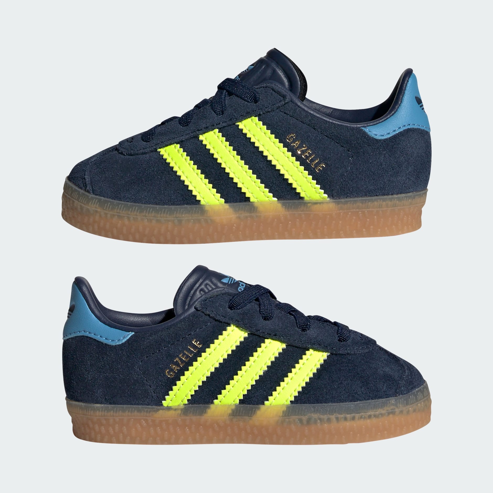 Gazelle Comfort Closure Elastic Laces Shoes Kids