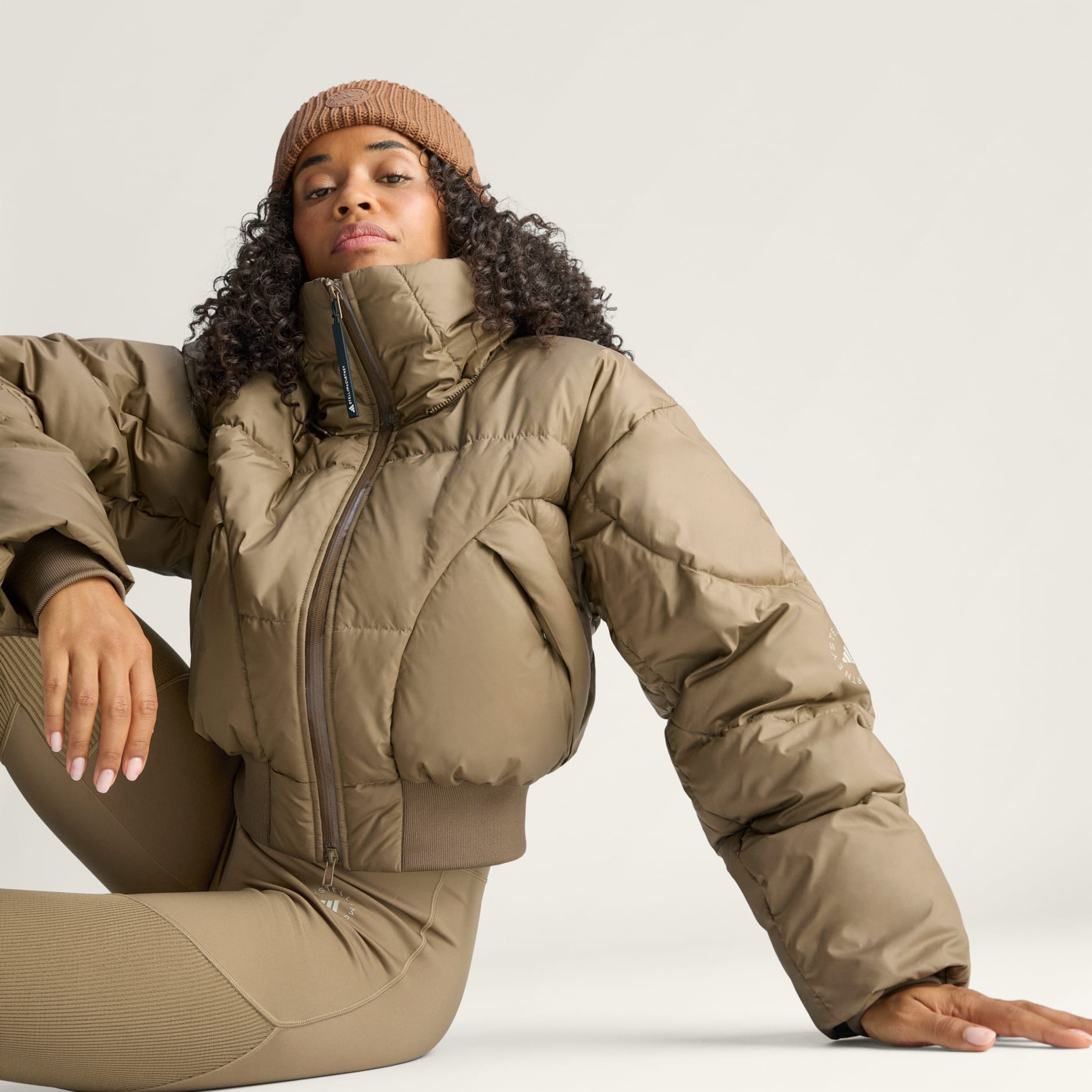 CLOTHING - adidas By Stella McCartney Cropped Padded Winter Jacket