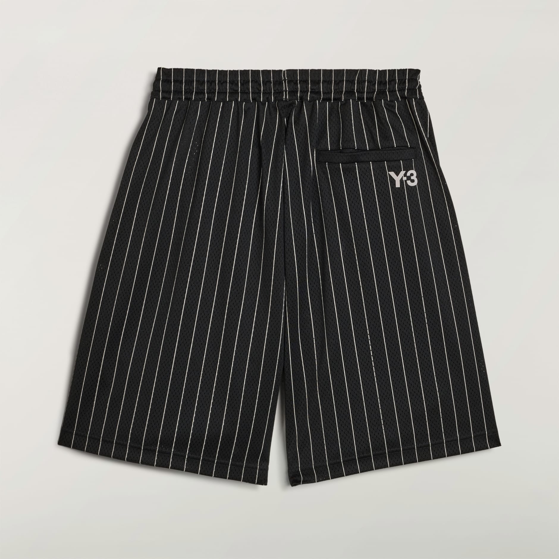 PANTALONI SCURȚI Y-3 MESH PINSTRIPE