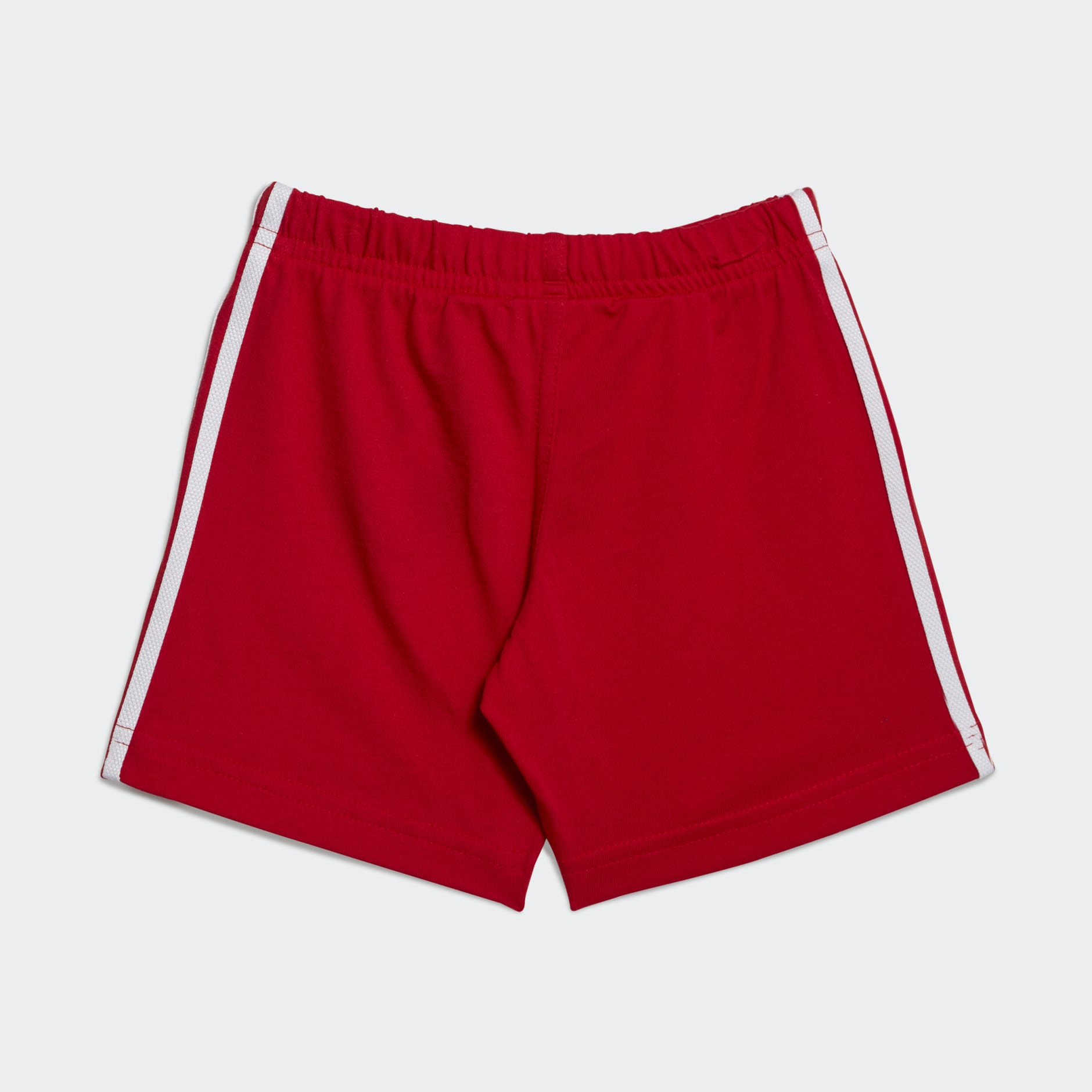 adidas Trefoil Shorts Tee Set - Red