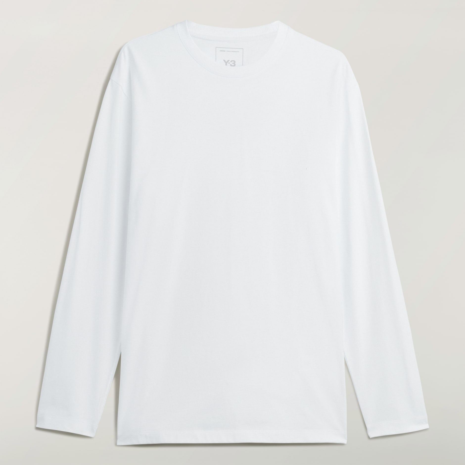 Tricou Y-3 cu imprimeu grafic, cu m&acirc;neci lungi