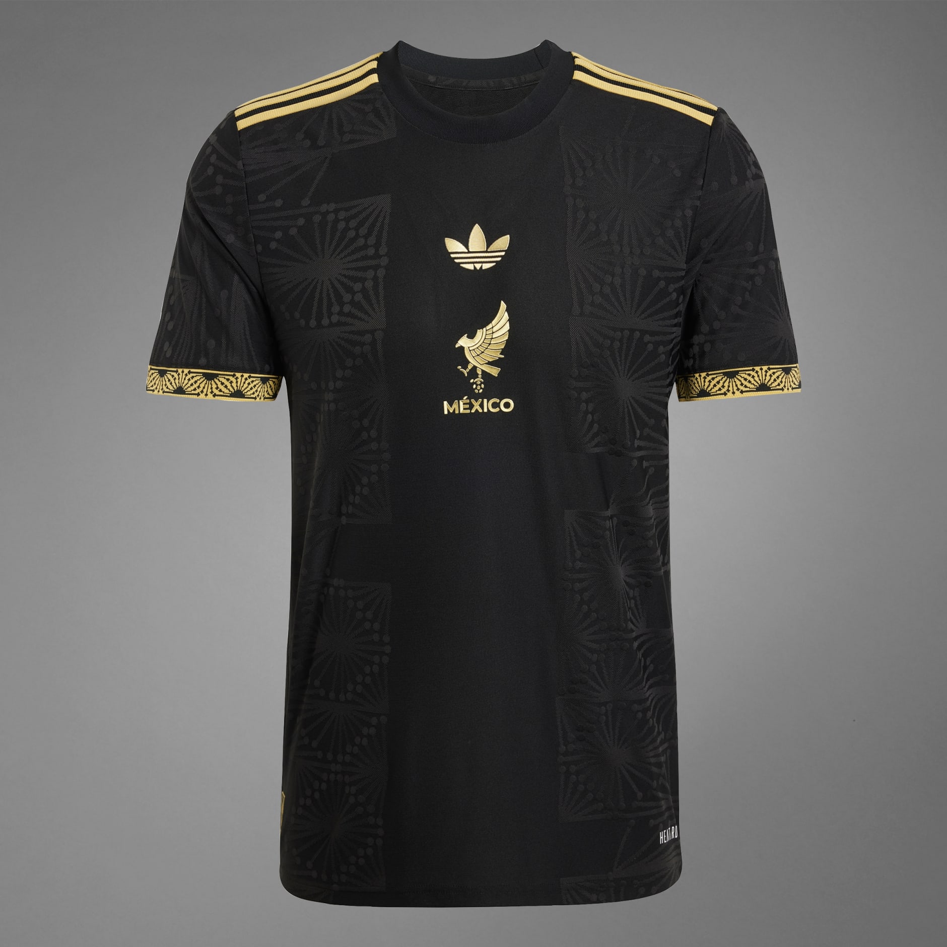 Clothing - Mexico Gold Jersey - Black | adidas Oman