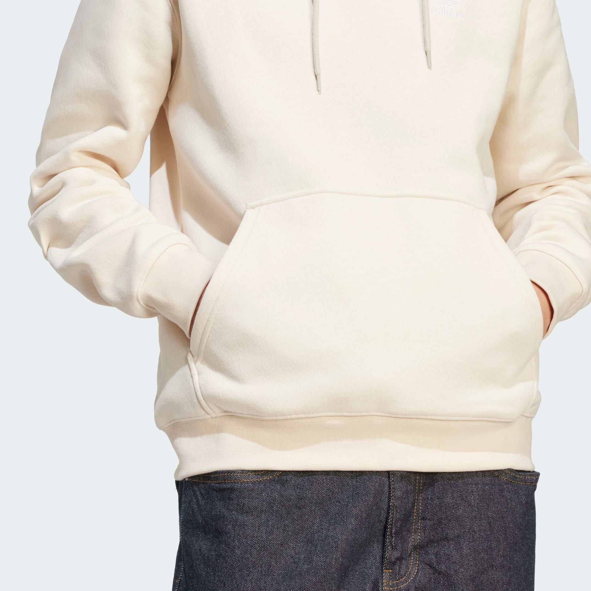 Adidas cream best sale hoodie mens