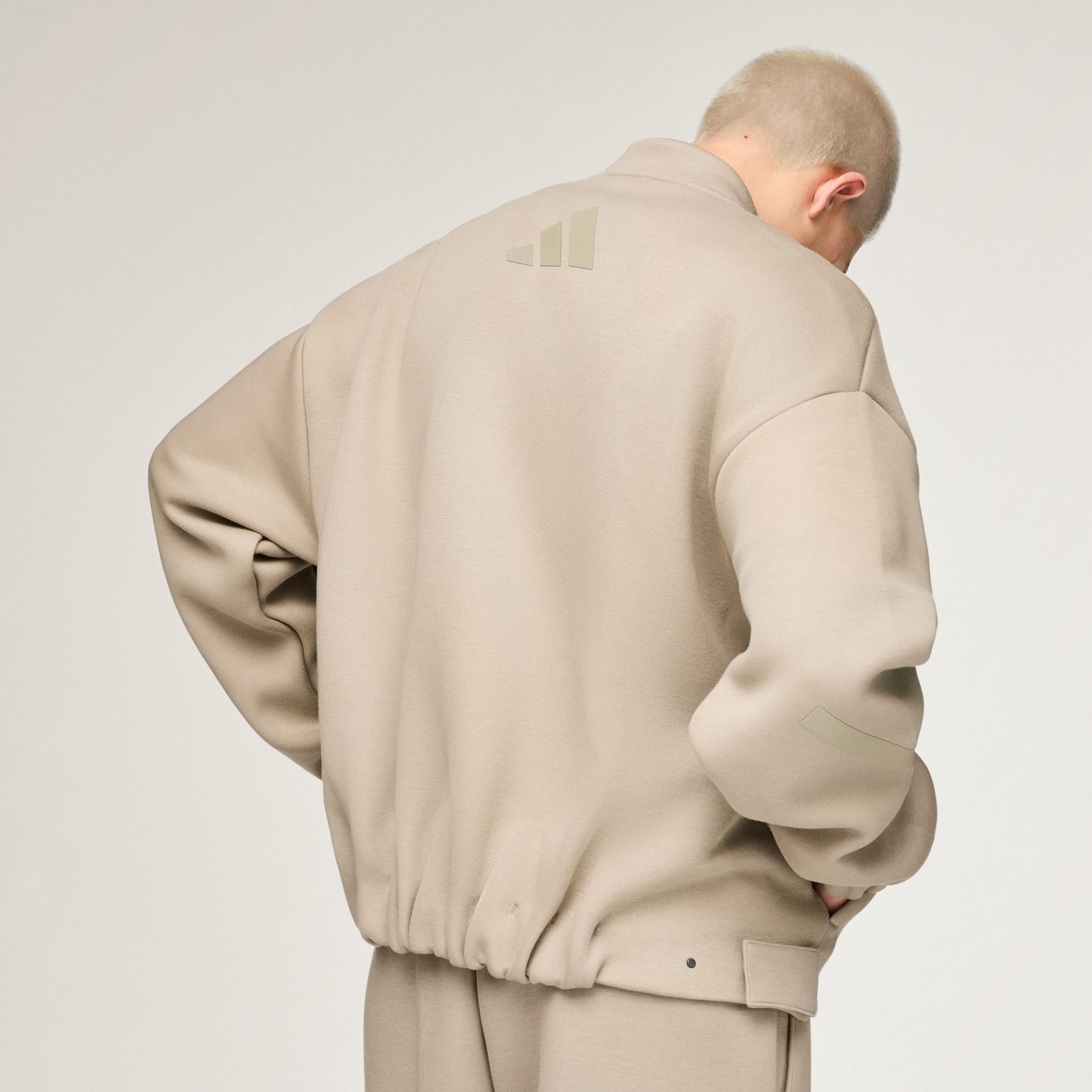 Pleteni gornji dio trenirke adidas x entire studios Z.N.E. Uniform s patentnim zatvaračem cijelom duljinom