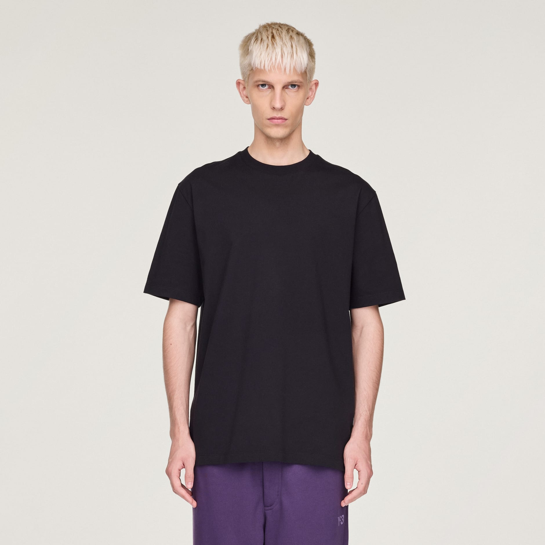 【送料&関税込】Y-3 Short Sleeves Tee Clothing - Y-3 Short Sleeve Tee - Black | adidas Qatar